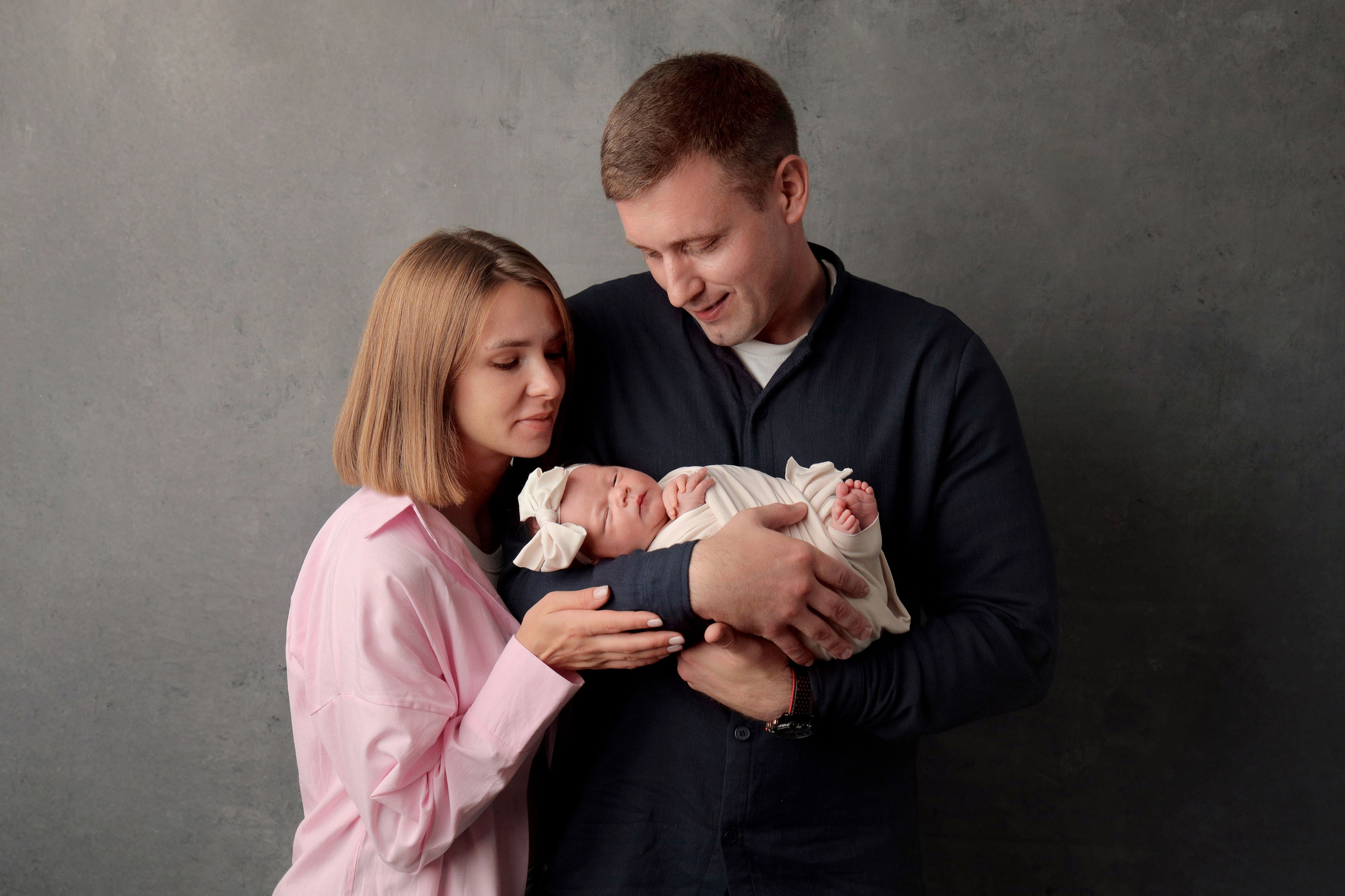 Сашенька, 1 неделька. Фотограф новорожденных в Новокузнецке Анна Горошникова