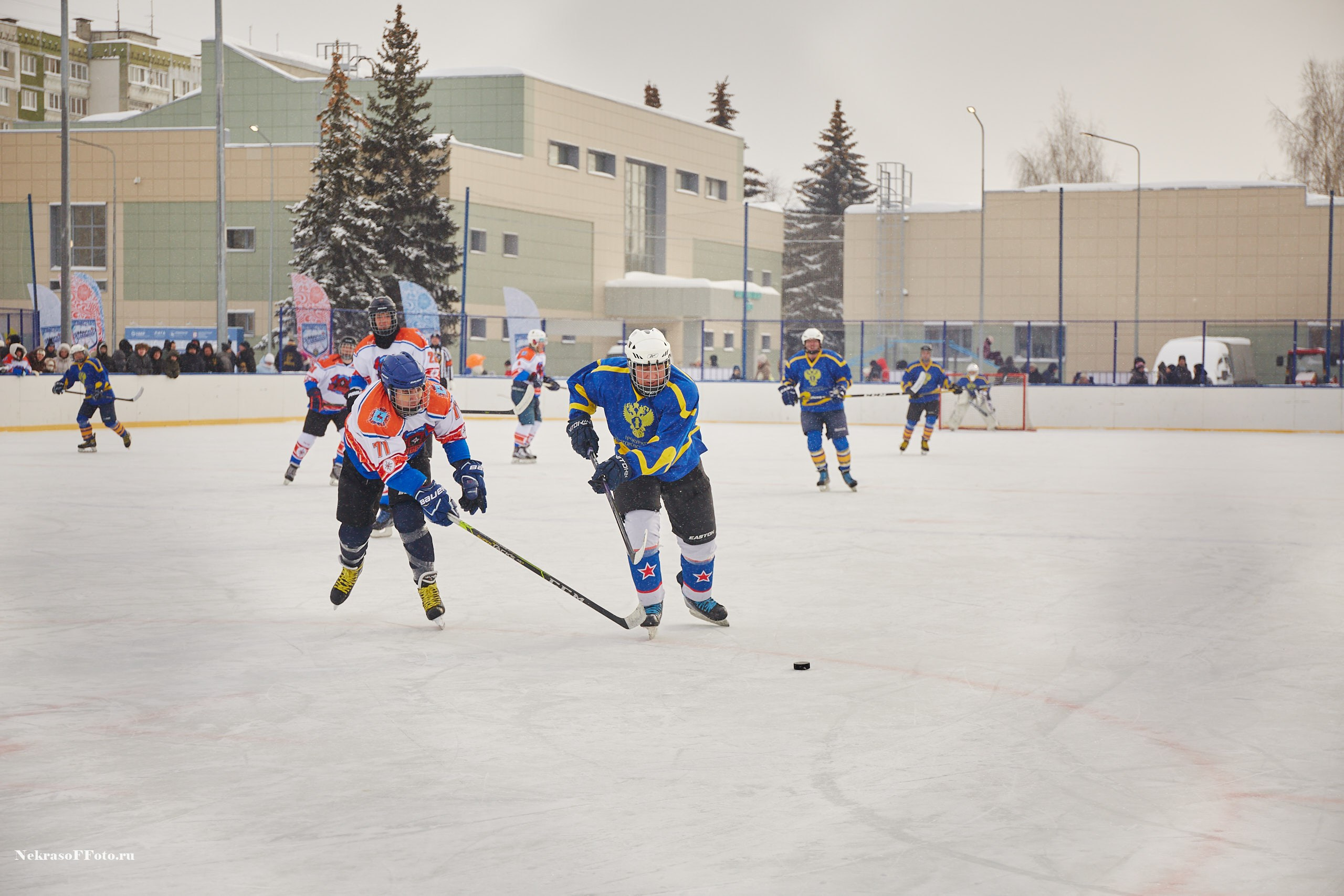 Турнир по хоккею «Русская классика» в рамках Офицерской хоккейной лиги. Спортивный фотограф Некрасов Денис