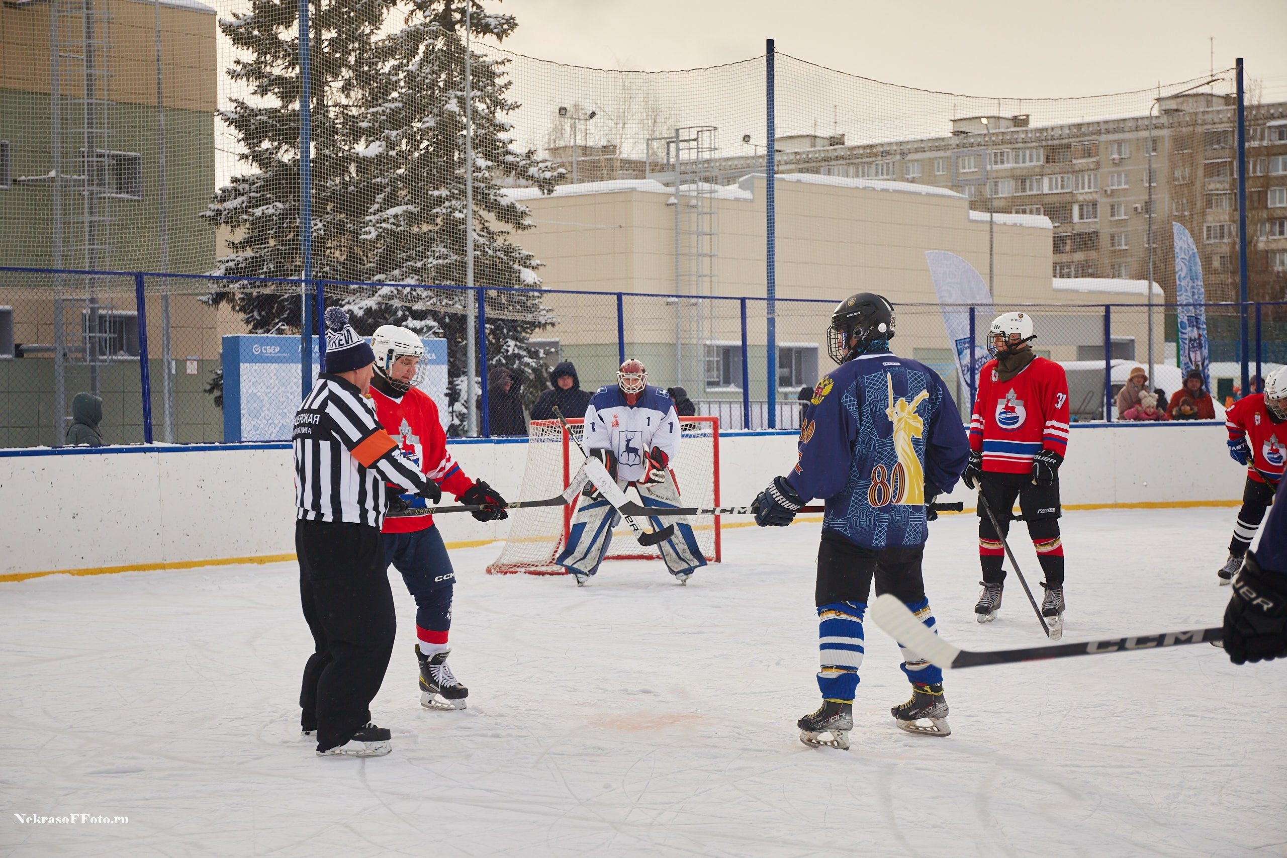 Турнир по хоккею «Русская классика» в рамках Офицерской хоккейной лиги. Спортивный фотограф Некрасов Денис