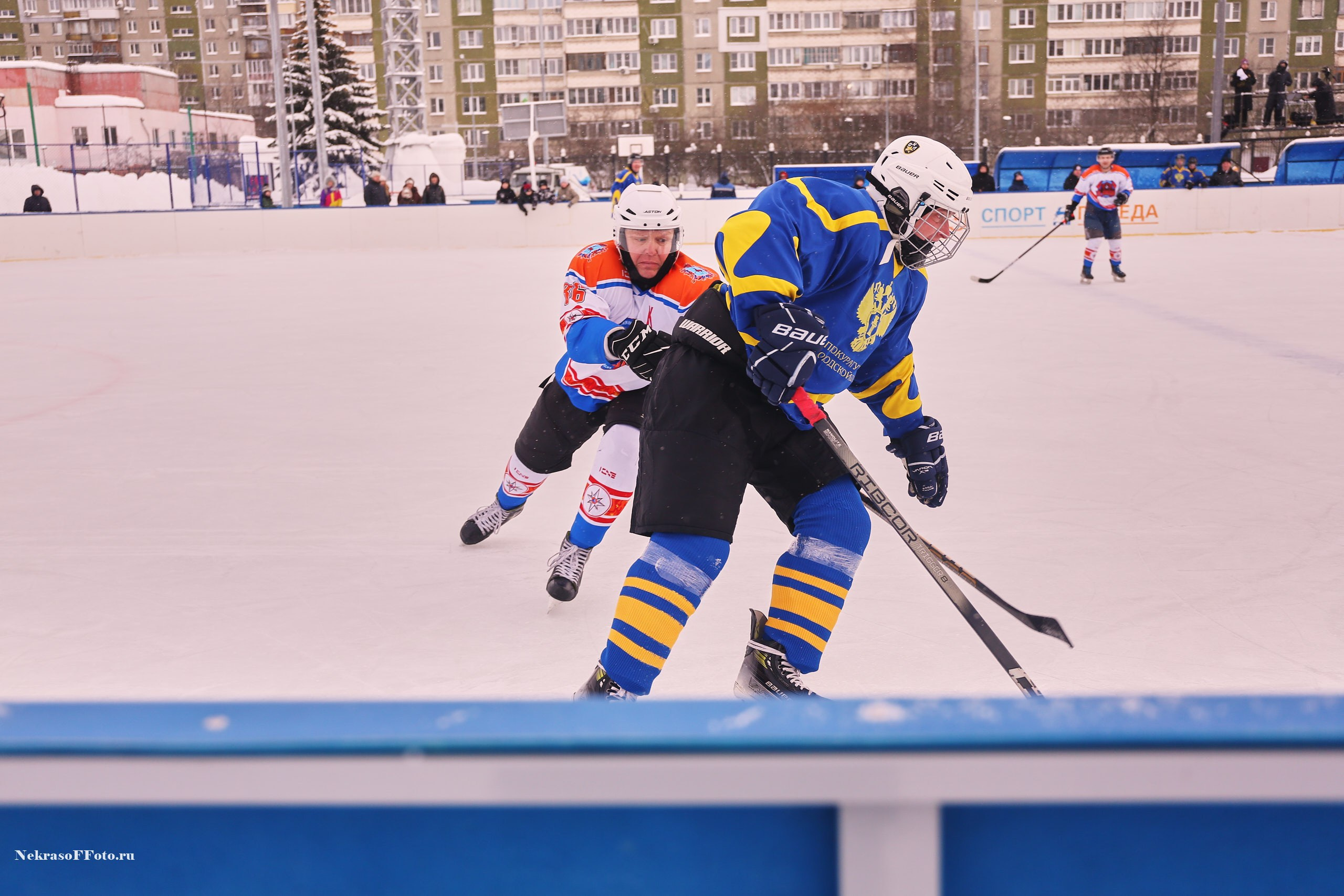 Турнир по хоккею «Русская классика» в рамках Офицерской хоккейной лиги. Спортивный фотограф Некрасов Денис