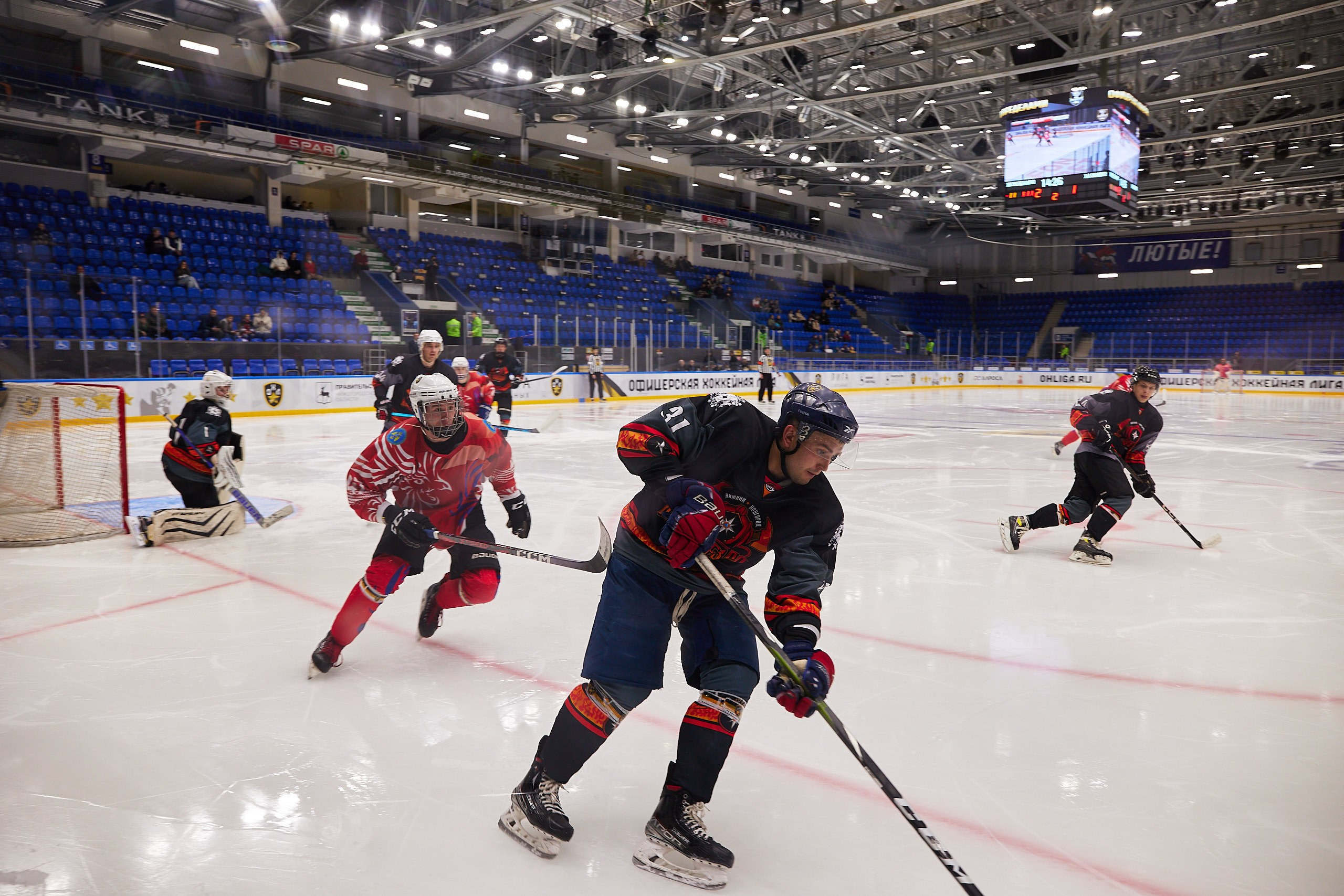 Репортаж. Офицерская хоккейная лига 2025 год. Спортивный фотограф Некрасов Денис