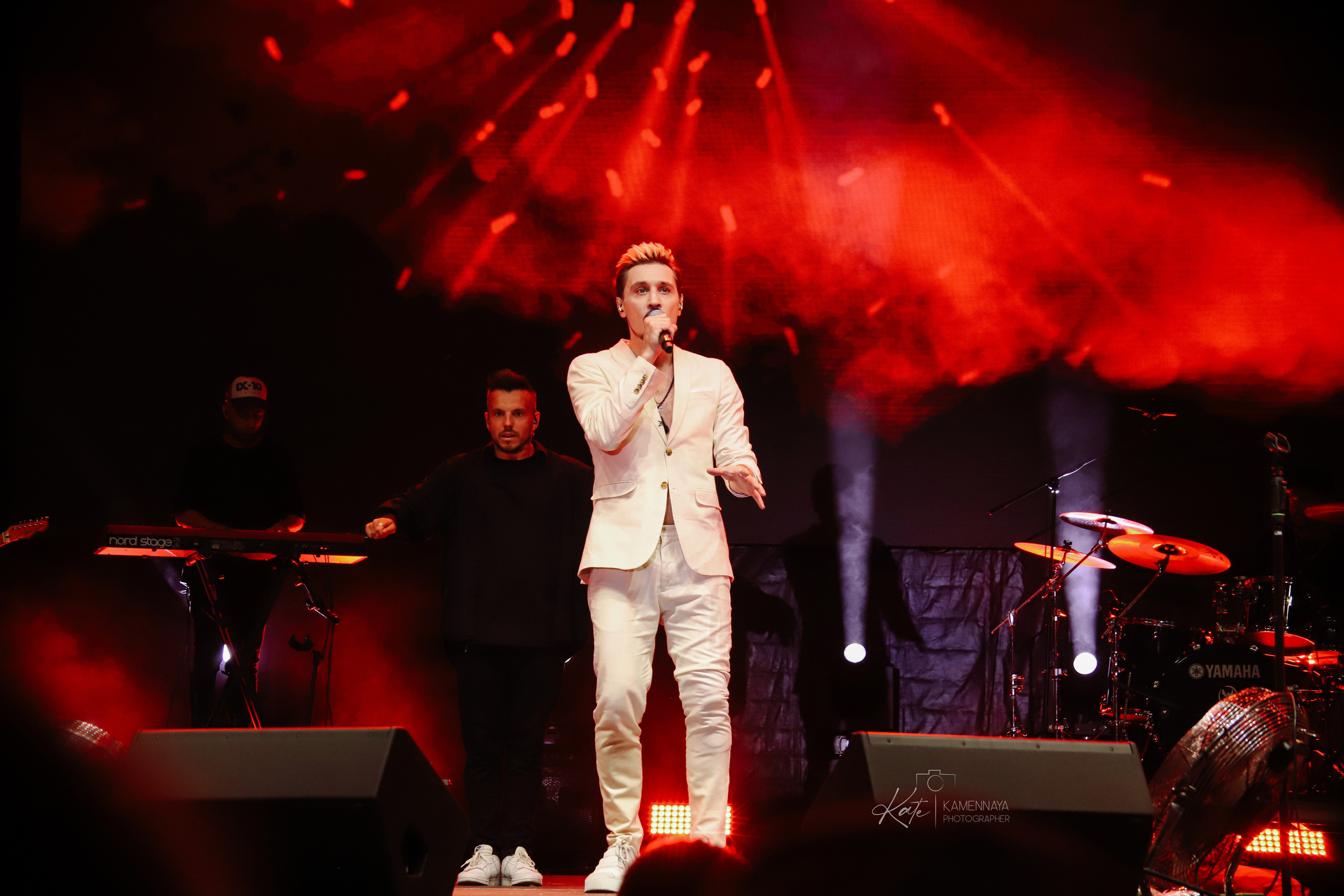 Дима Билан и Ирина Нельсон. День города Выборга. 20.08.2022. Фотограф Екатерина Каменная. Санкт-Петербург