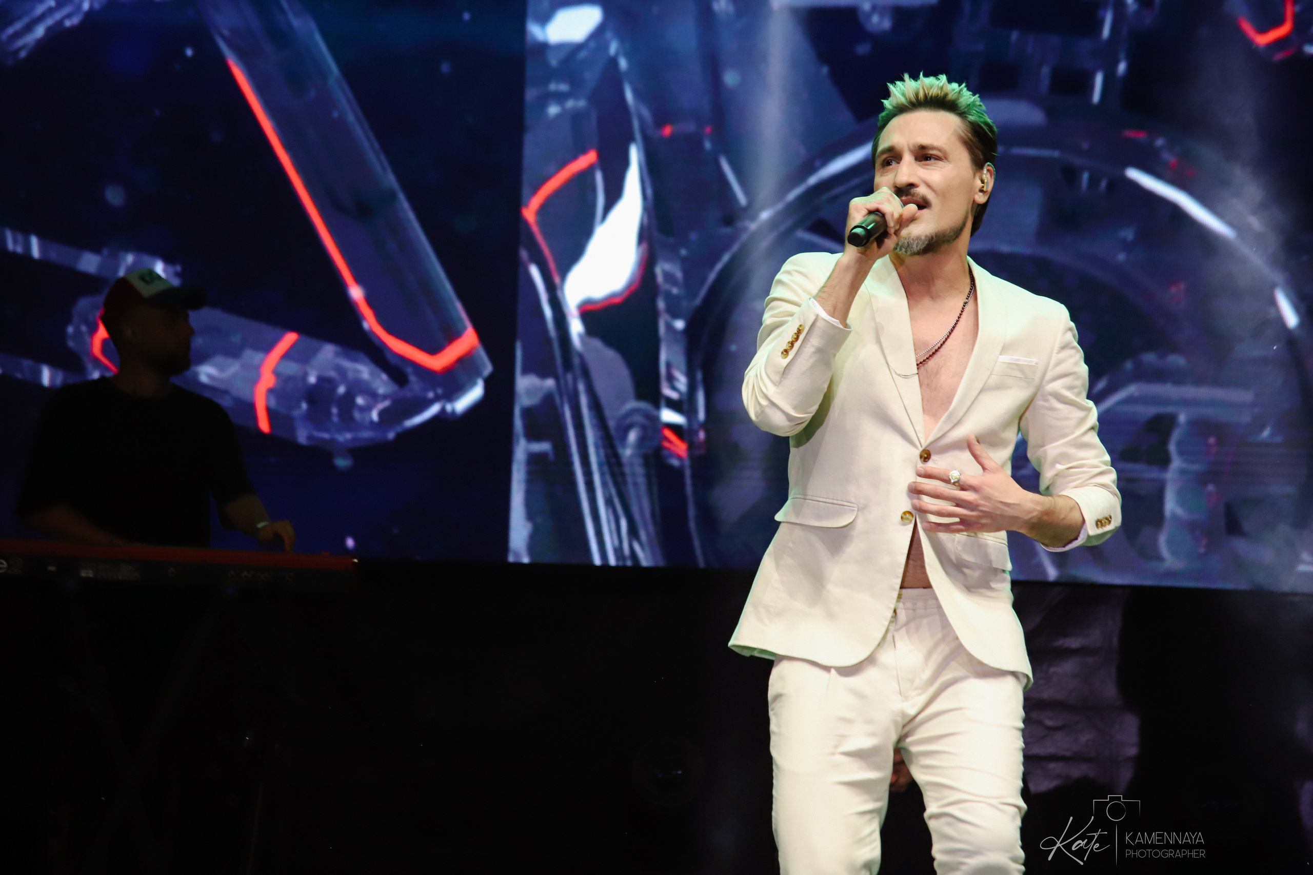 Дима Билан и Ирина Нельсон. День города Выборга. 20.08.2022. Фотограф Екатерина Каменная. Санкт-Петербург