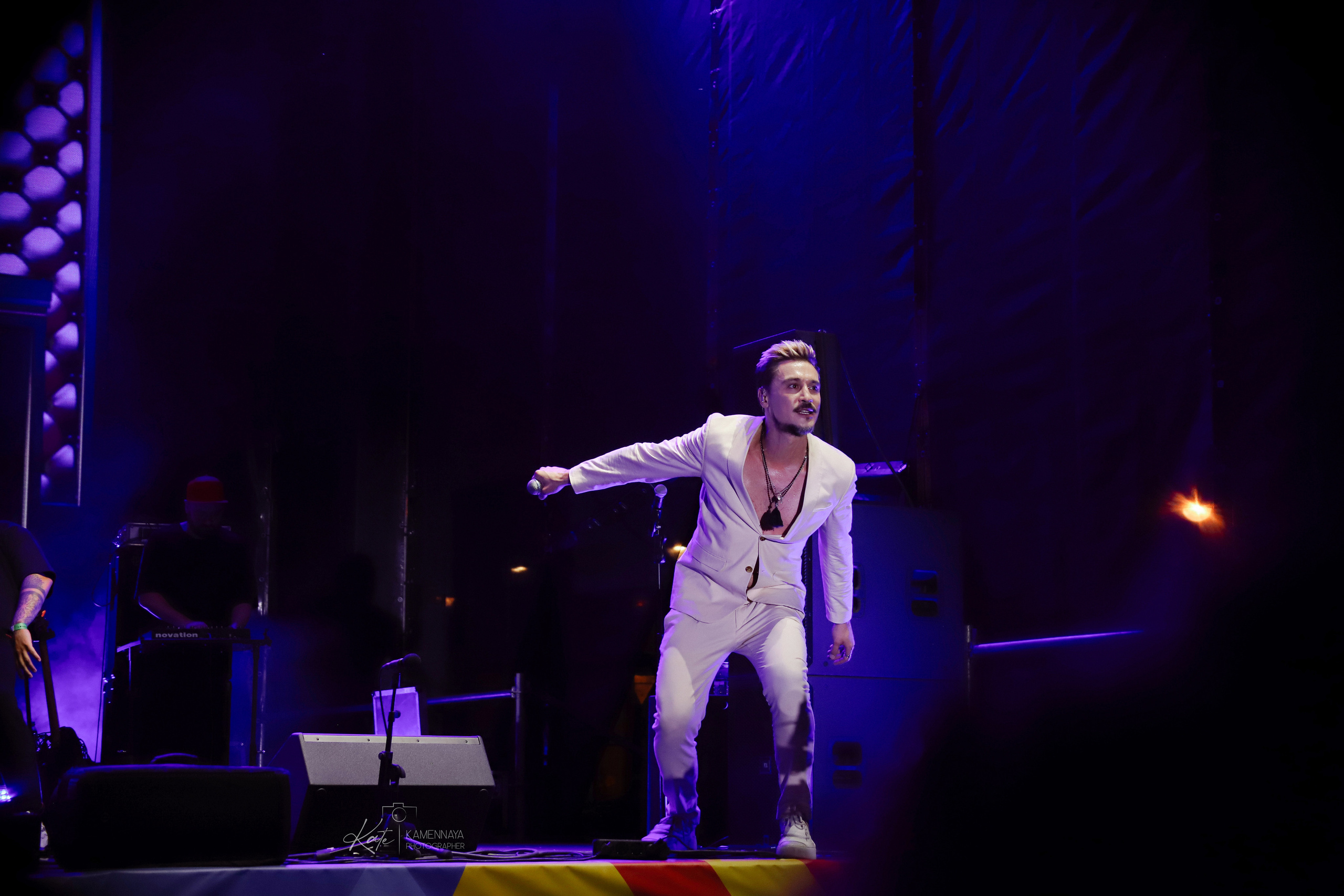 Дима Билан и Ирина Нельсон. День города Выборга. 20.08.2022. Фотограф Екатерина Каменная. Санкт-Петербург