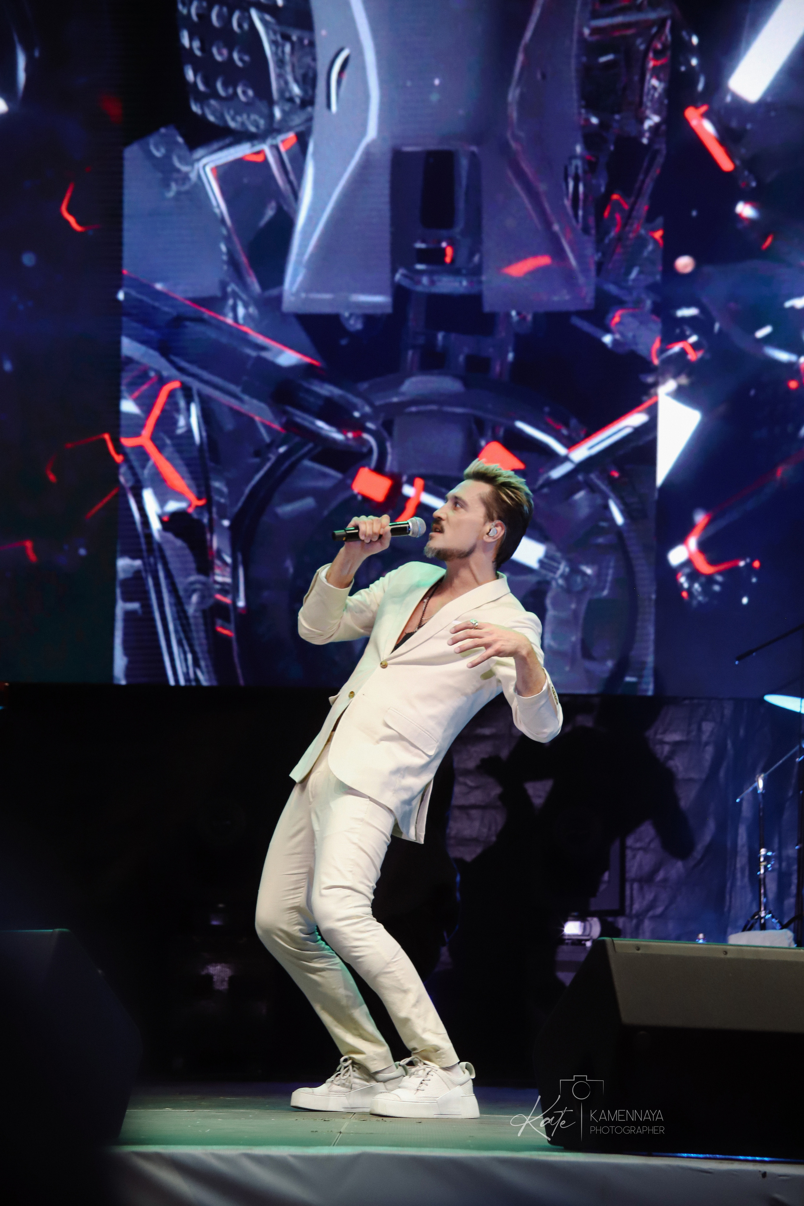 Дима Билан и Ирина Нельсон. День города Выборга. 20.08.2022. Фотограф Екатерина Каменная. Санкт-Петербург