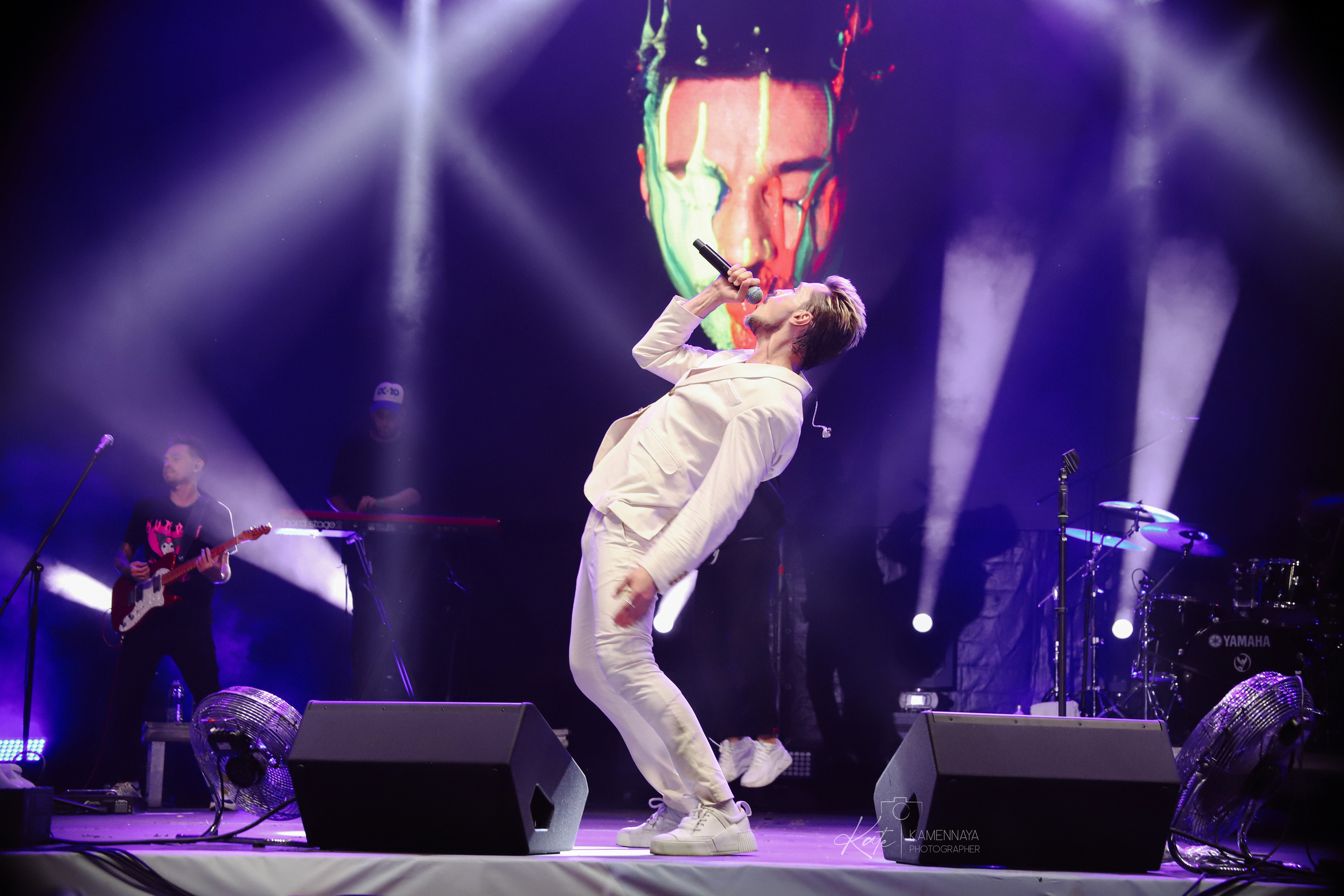 Дима Билан и Ирина Нельсон. День города Выборга. 20.08.2022. Фотограф Екатерина Каменная. Санкт-Петербург