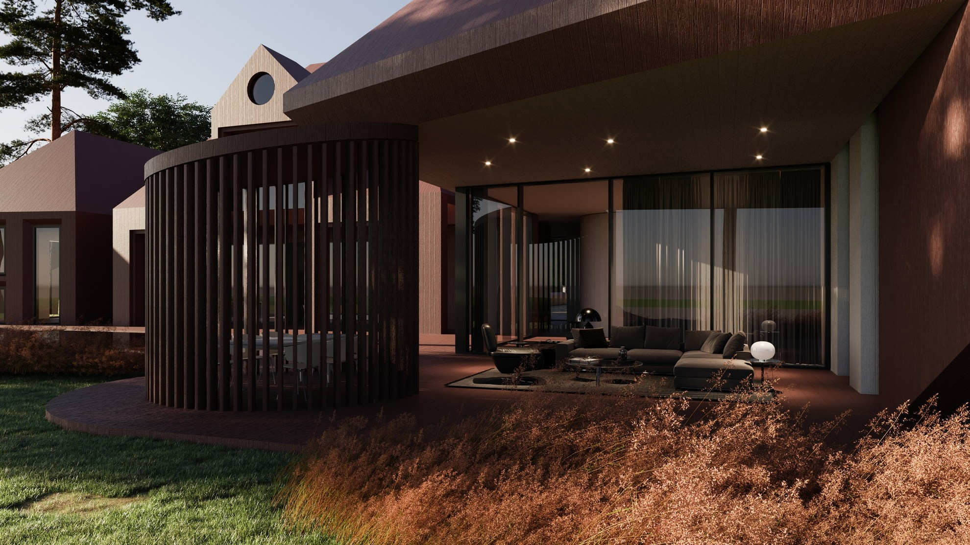 Дом в Русском стиле. Paintings by the artist Sergey Ratchin