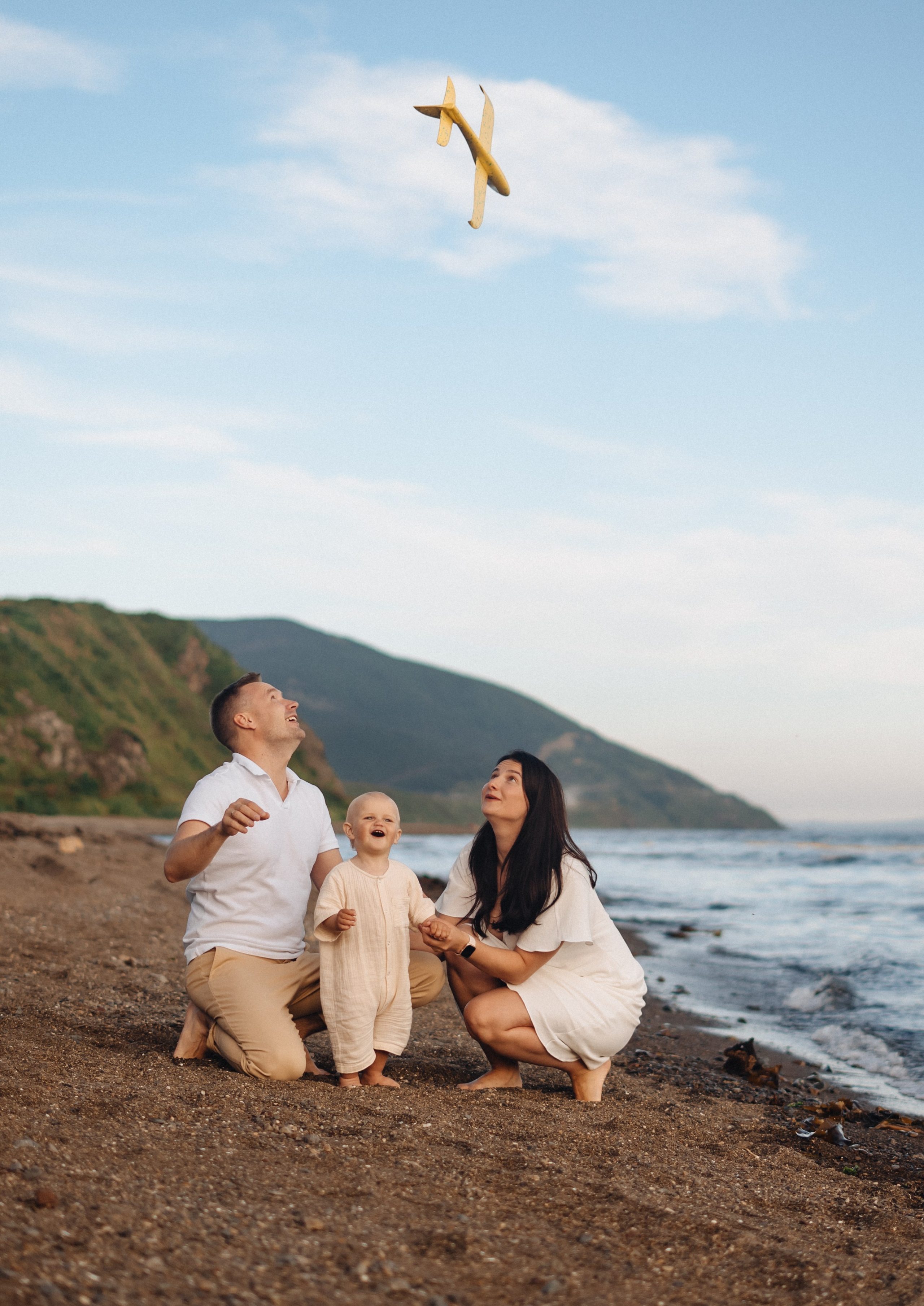 Семейная фотосессия на море сахалин. Фотограф сахалин