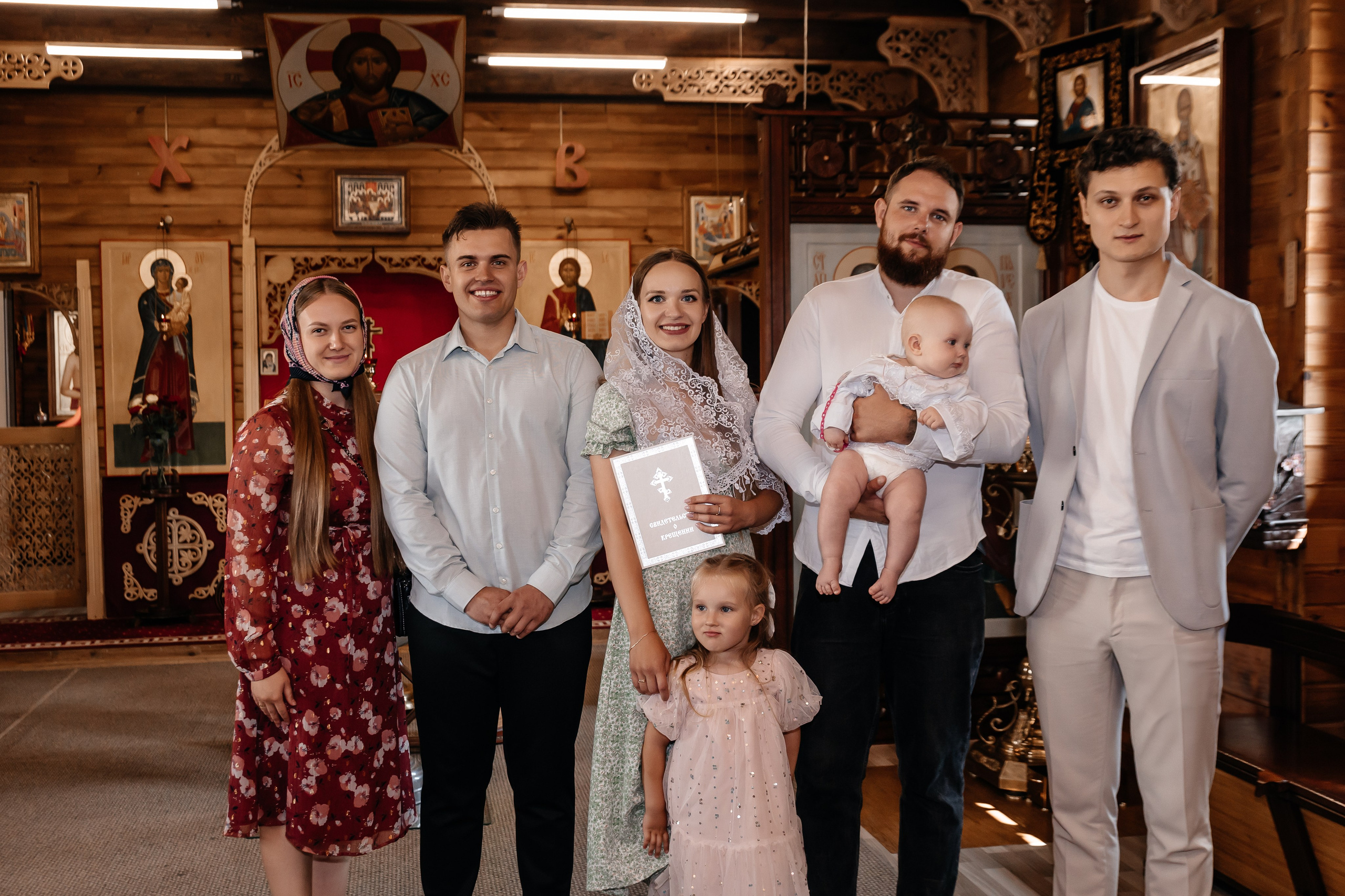 Крещение Эмилии. Семейный фотограф Минск Усова Ольга