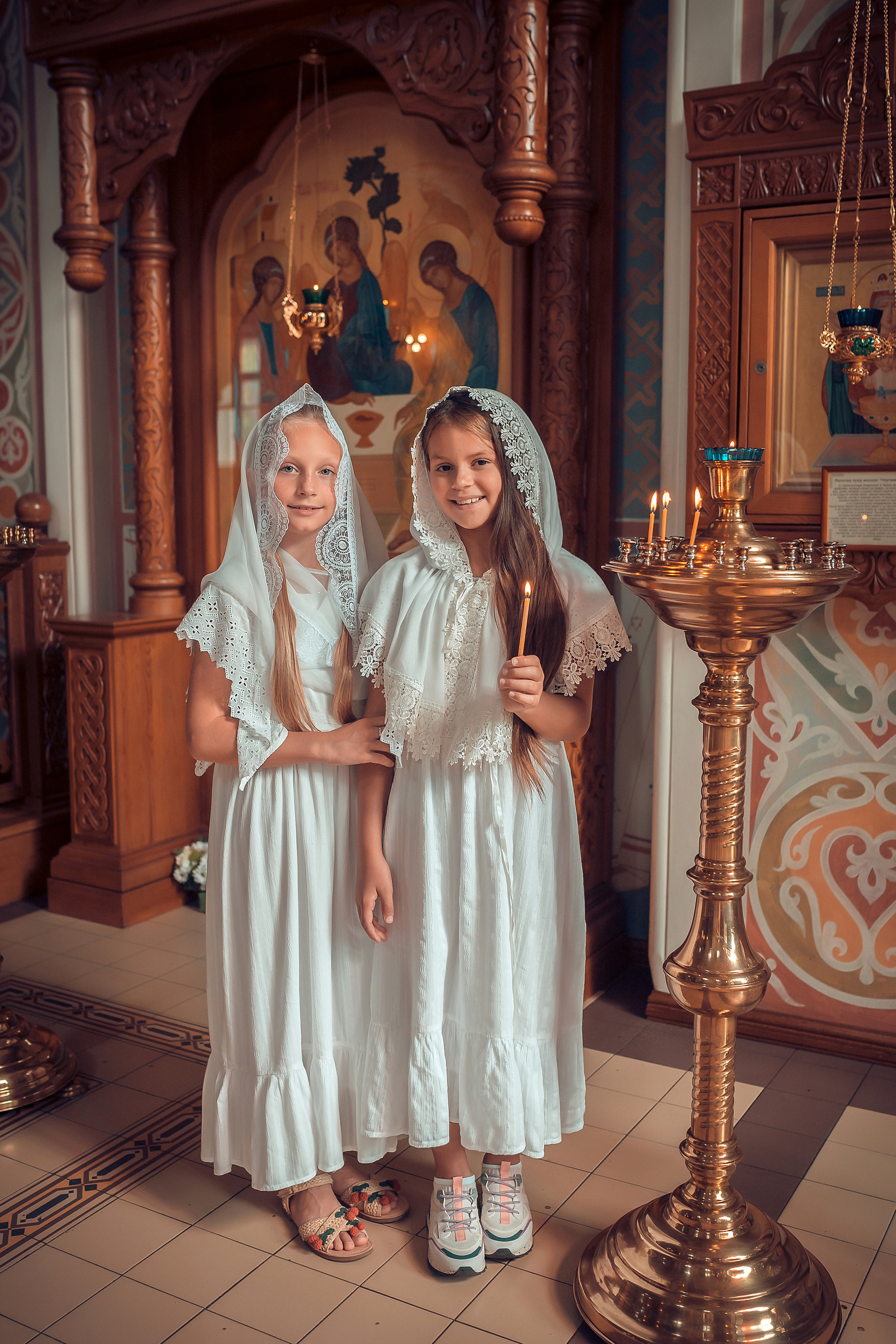 Таинство Крещения Стефании. Фотограф на Крещение и Венчание в Красноярске Рамазанова Юлия