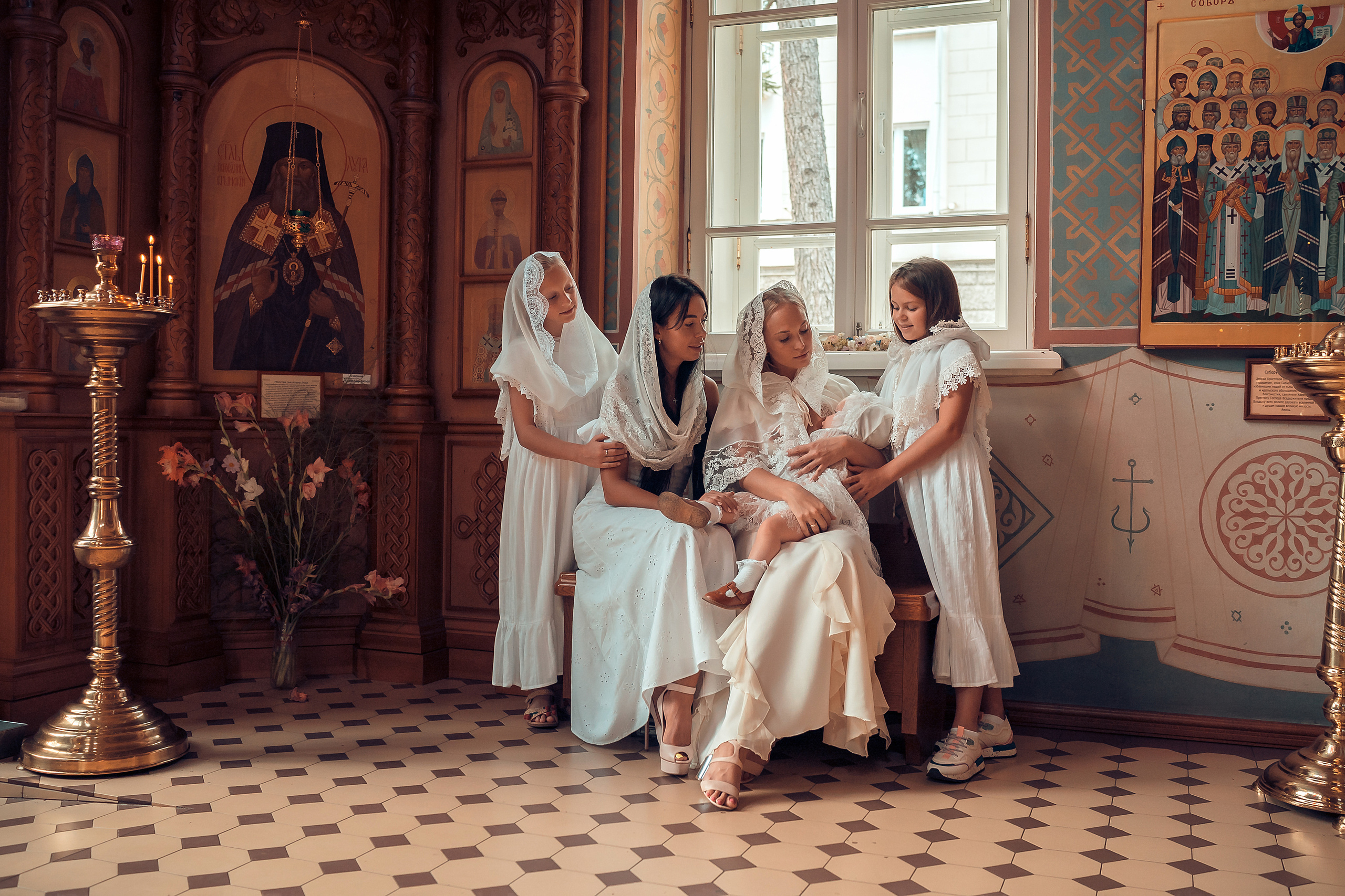 Таинство Крещения Стефании. Фотограф на Крещение и Венчание в Красноярске Рамазанова Юлия