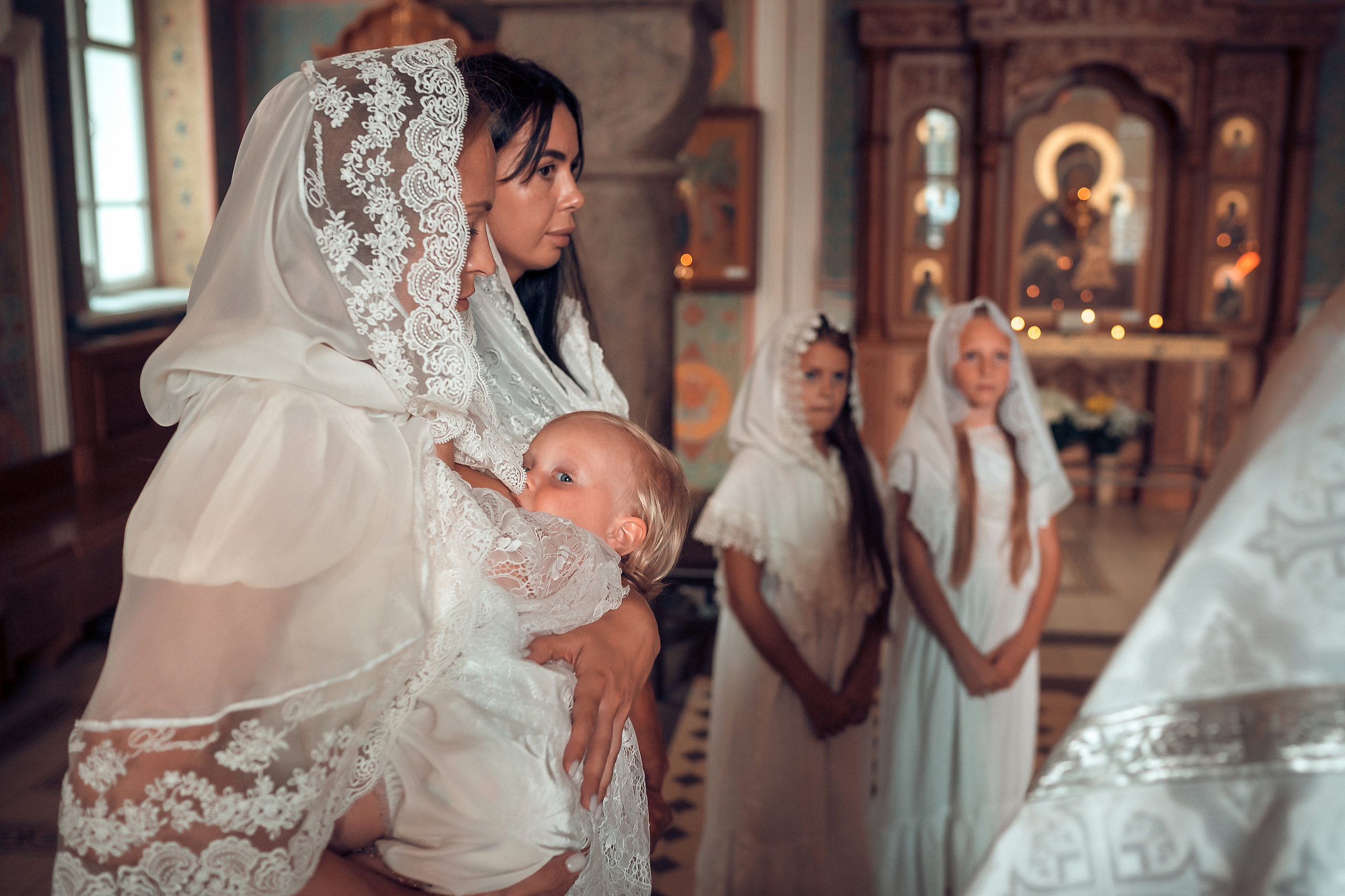 Таинство Крещения Стефании. Фотограф на Крещение и Венчание в Красноярске Рамазанова Юлия