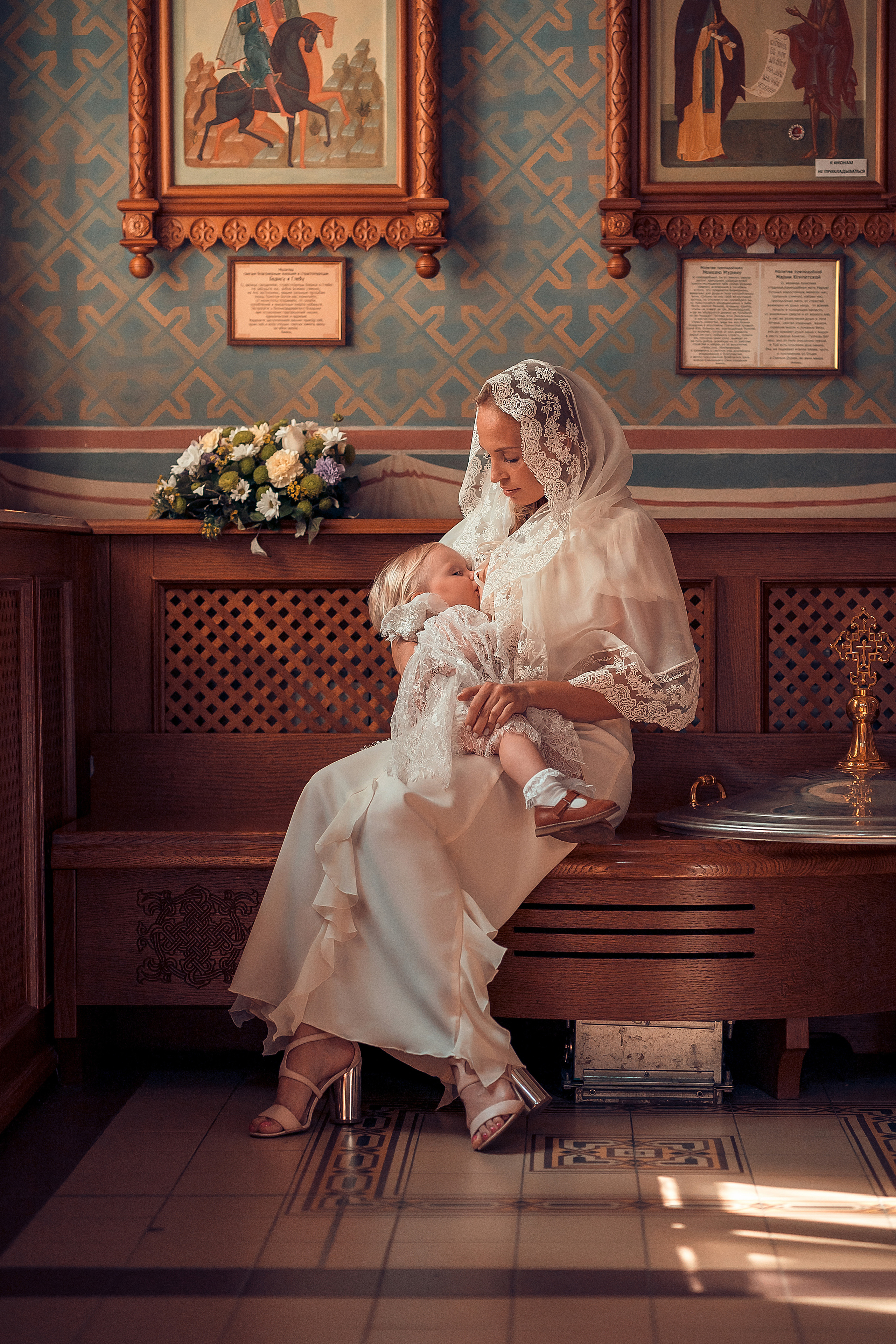 Таинство Крещения Стефании. Фотограф на Крещение и Венчание в Красноярске Рамазанова Юлия