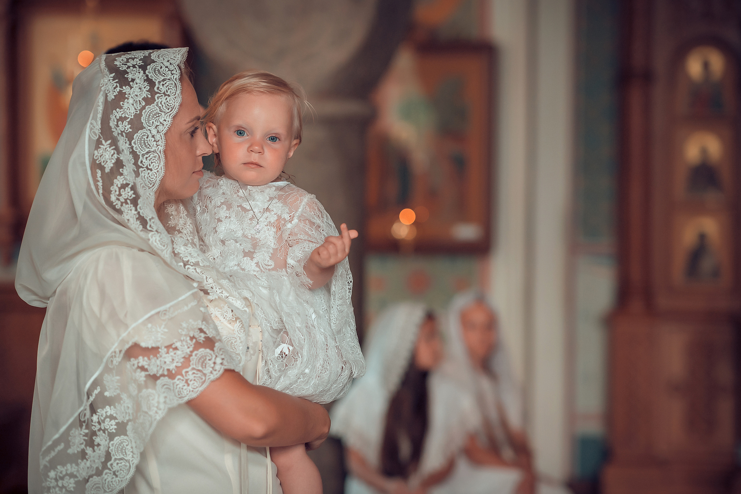 Таинство Крещения Стефании. Фотограф на Крещение и Венчание в Красноярске Рамазанова Юлия
