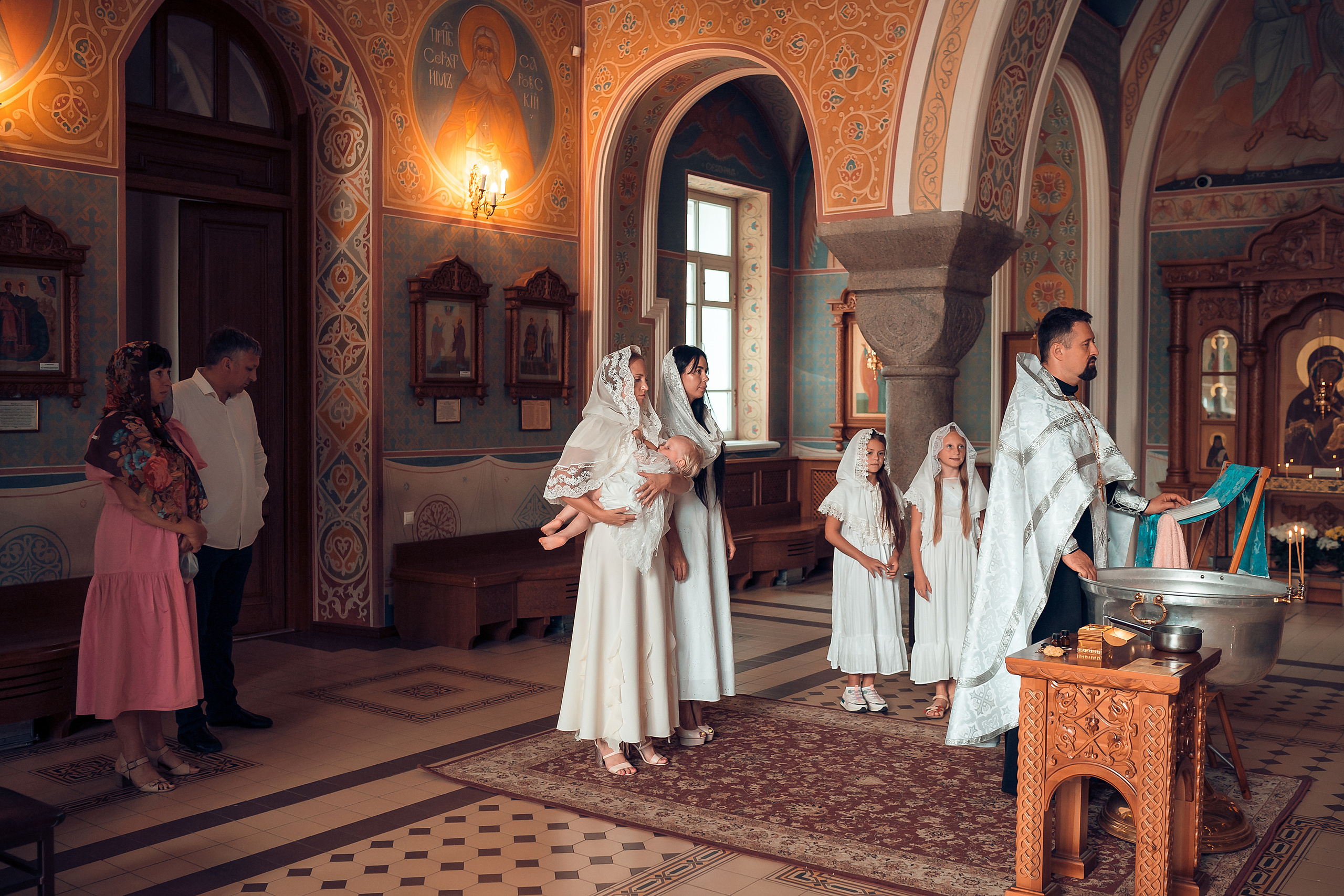 Таинство Крещения Стефании. Фотограф на Крещение и Венчание в Красноярске Рамазанова Юлия