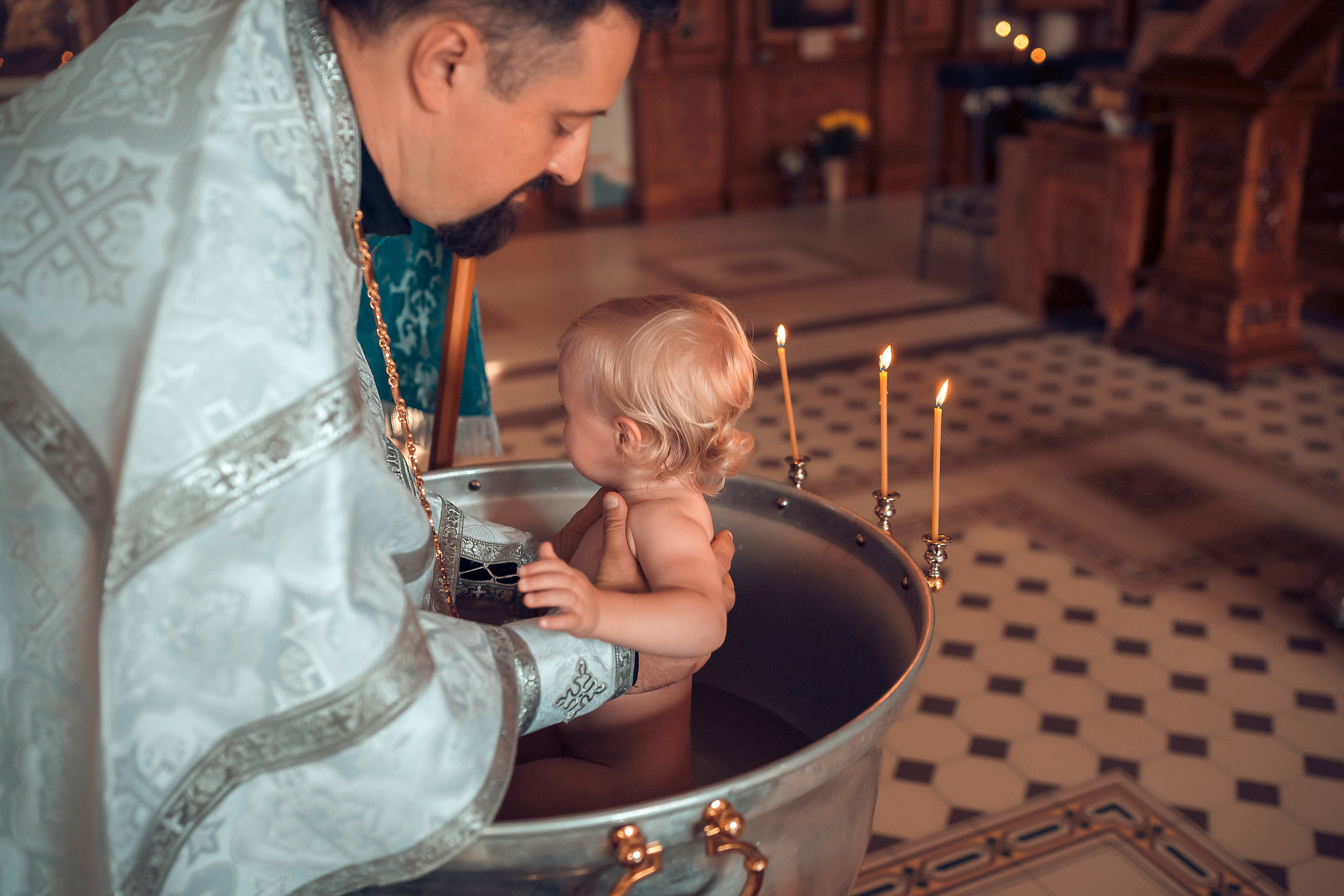 Таинство Крещения Стефании. Фотограф на Крещение и Венчание в Красноярске Рамазанова Юлия