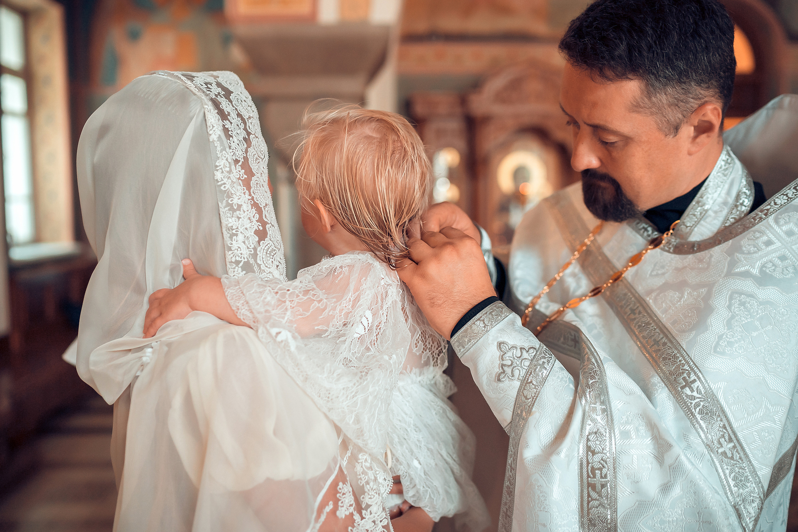 Таинство Крещения Стефании. Фотограф на Крещение и Венчание в Красноярске Рамазанова Юлия
