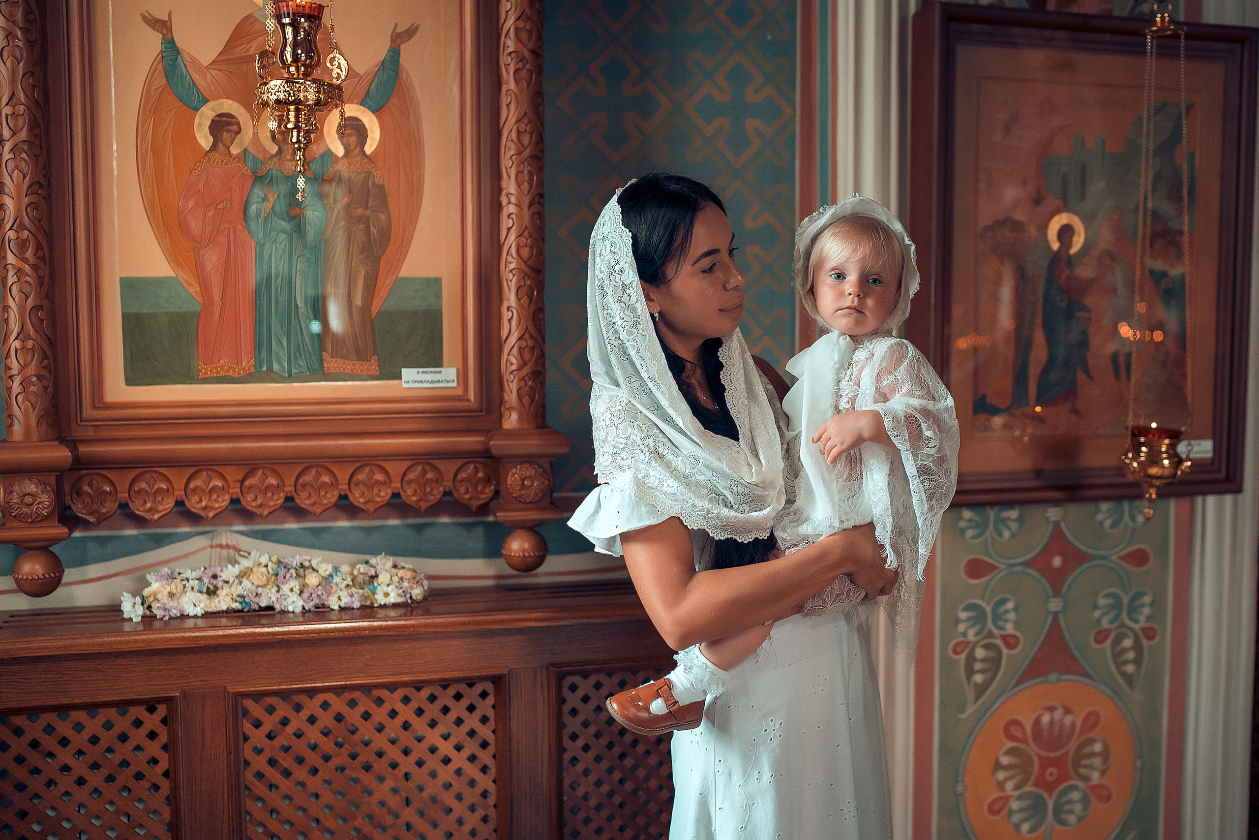 Таинство Крещения Стефании. Фотограф на Крещение и Венчание в Красноярске Рамазанова Юлия