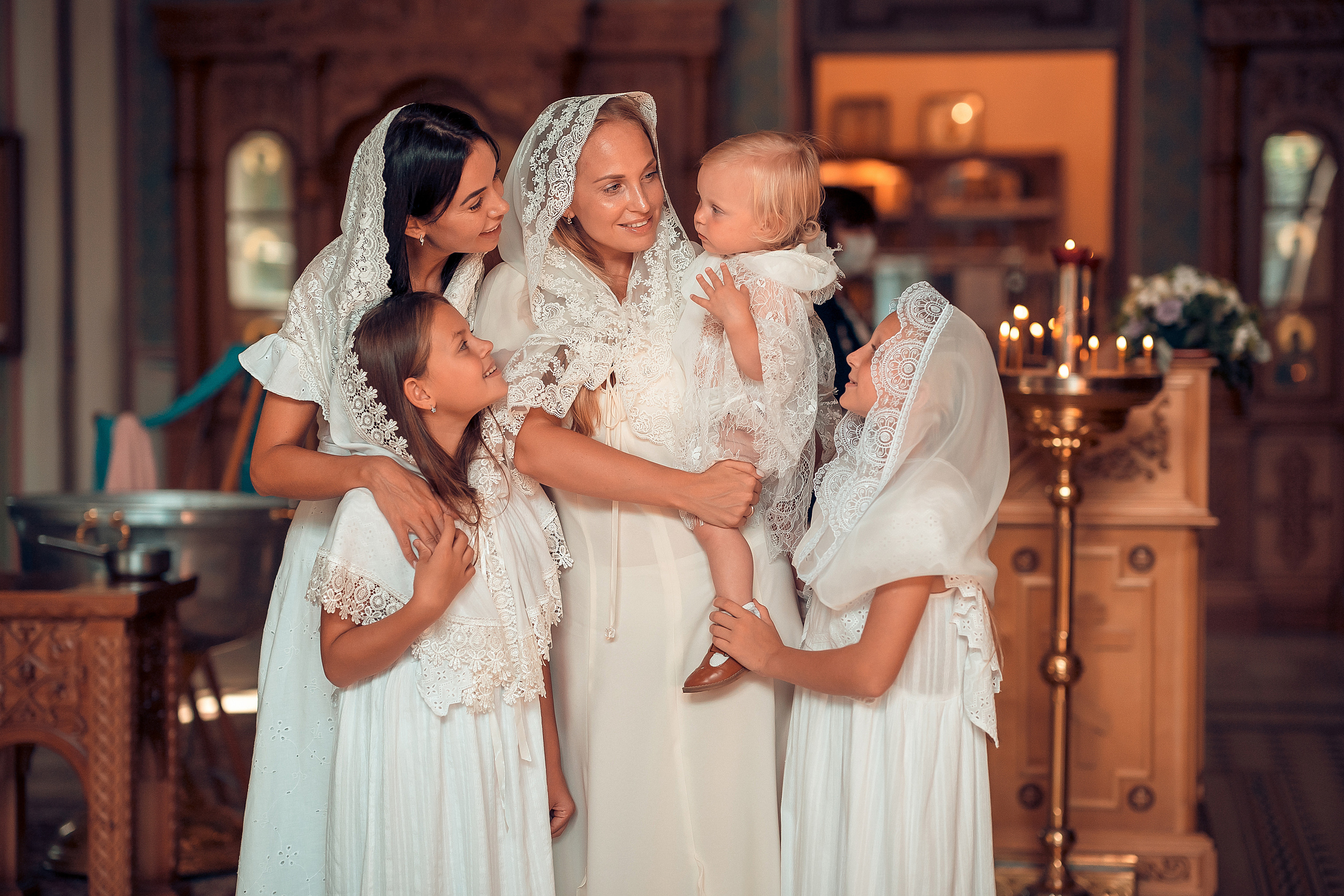 Таинство Крещения Стефании. Фотограф на Крещение и Венчание в Красноярске Рамазанова Юлия