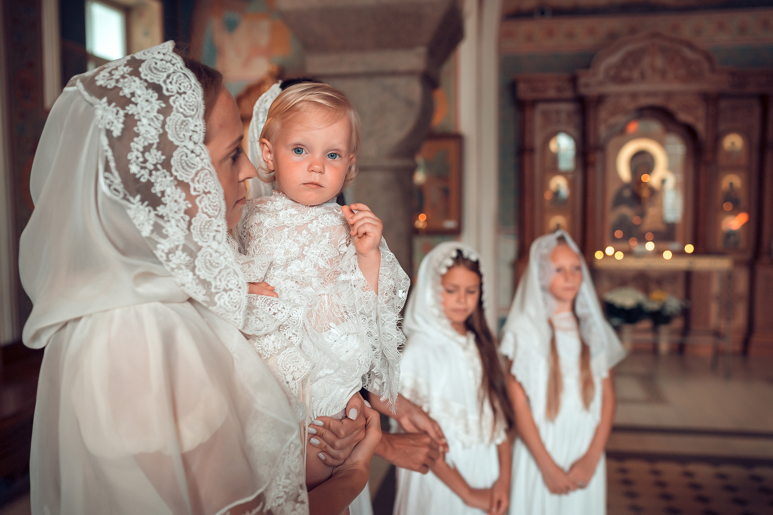 Таинство Крещения Стефании. Фотограф на Крещение и Венчание в Красноярске Рамазанова Юлия