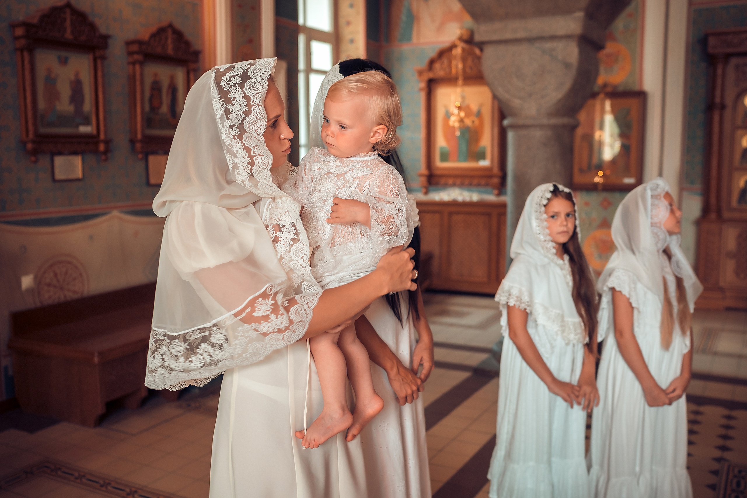 Таинство Крещения Стефании. Фотограф на Крещение и Венчание в Красноярске Рамазанова Юлия