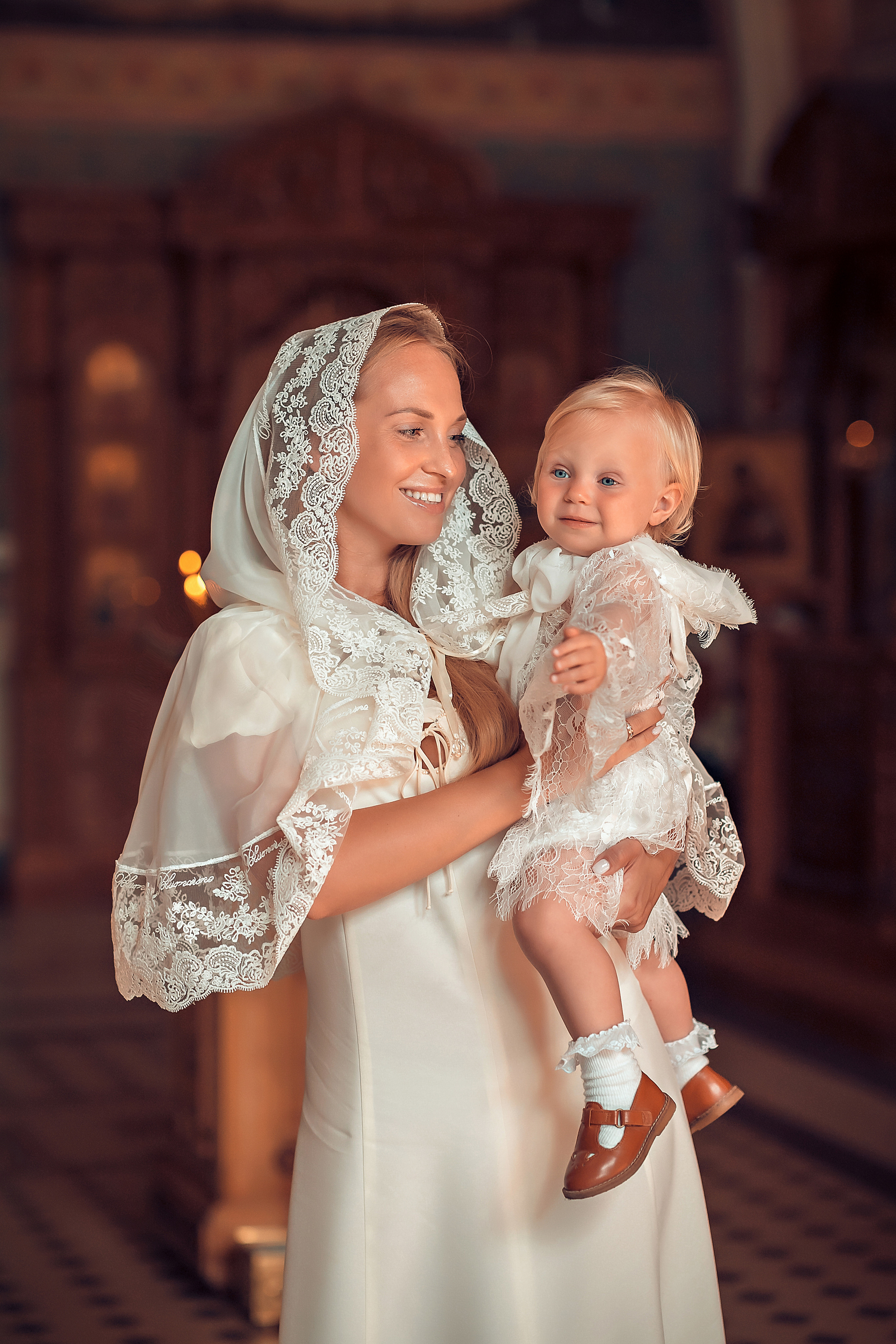 Таинство Крещения Стефании. Фотограф на Крещение и Венчание в Красноярске Рамазанова Юлия