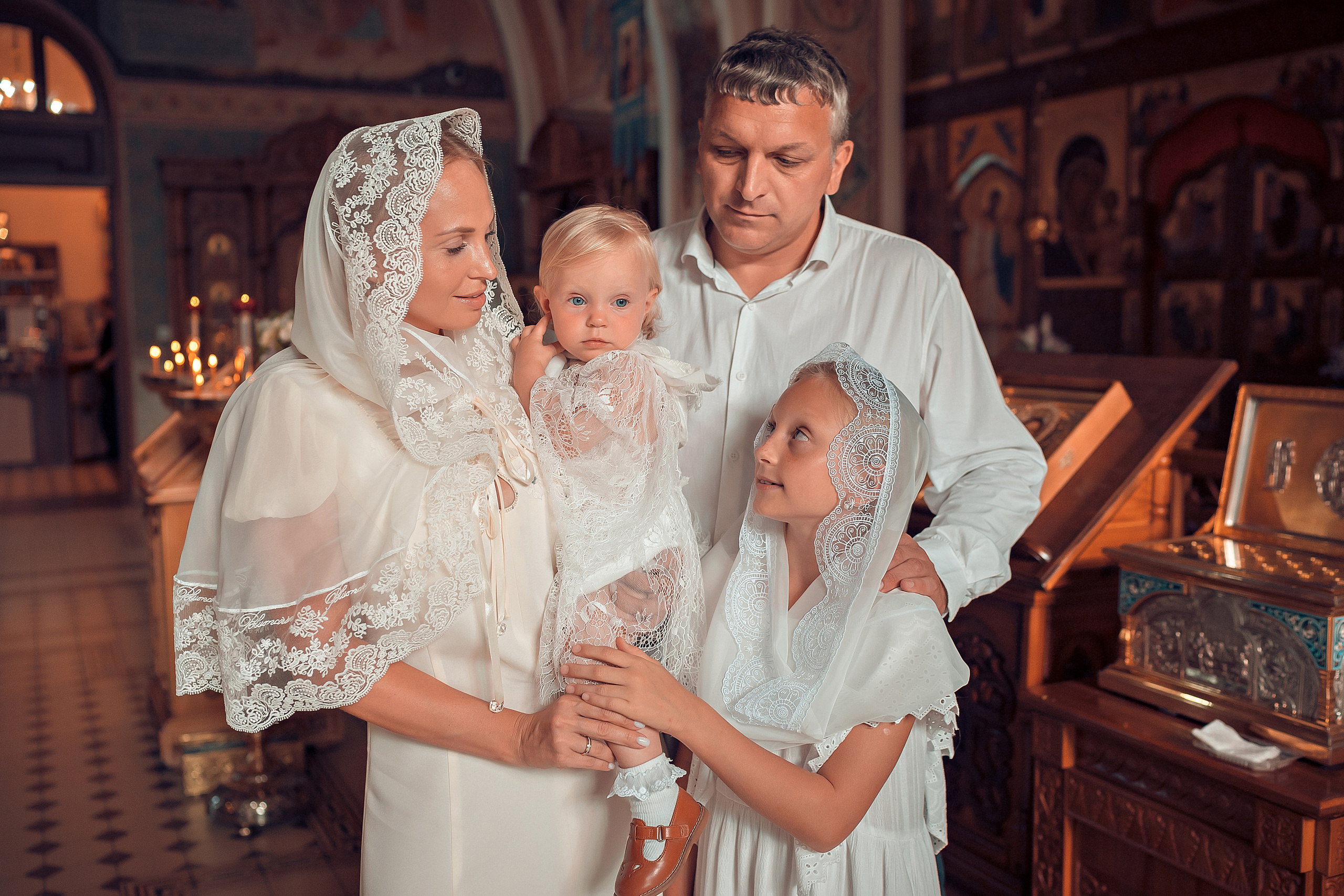 Таинство Крещения Стефании. Фотограф на Крещение и Венчание в Красноярске Рамазанова Юлия