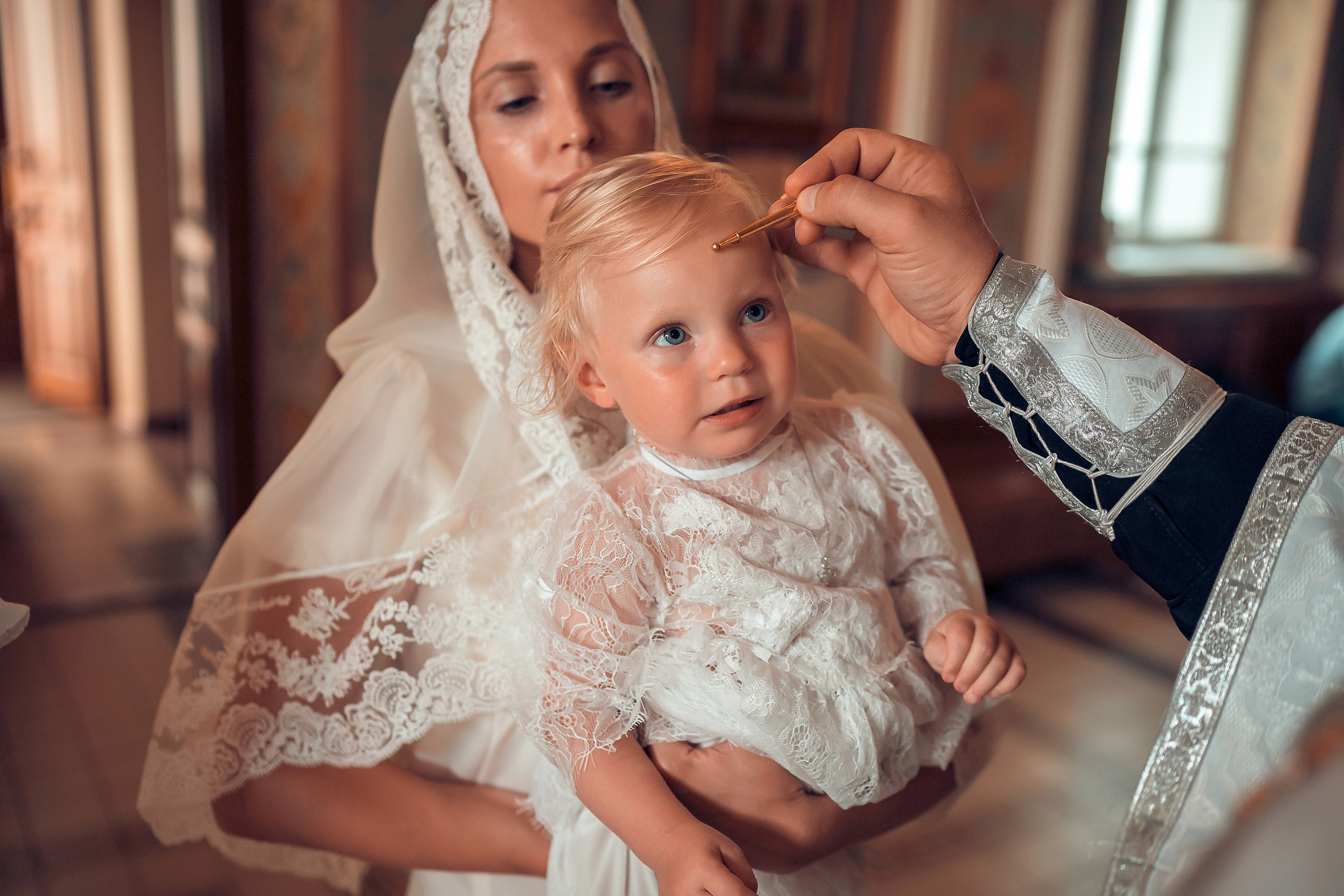 Таинство Крещения Стефании. Фотограф на Крещение и Венчание в Красноярске Рамазанова Юлия