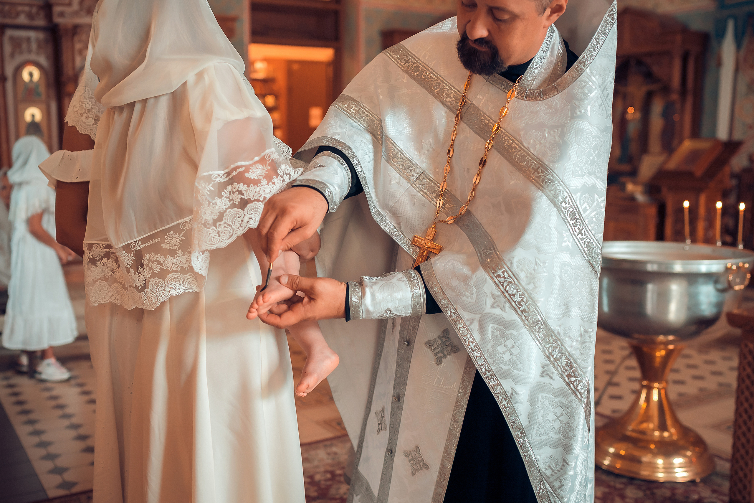 Таинство Крещения Стефании. Фотограф на Крещение и Венчание в Красноярске Рамазанова Юлия