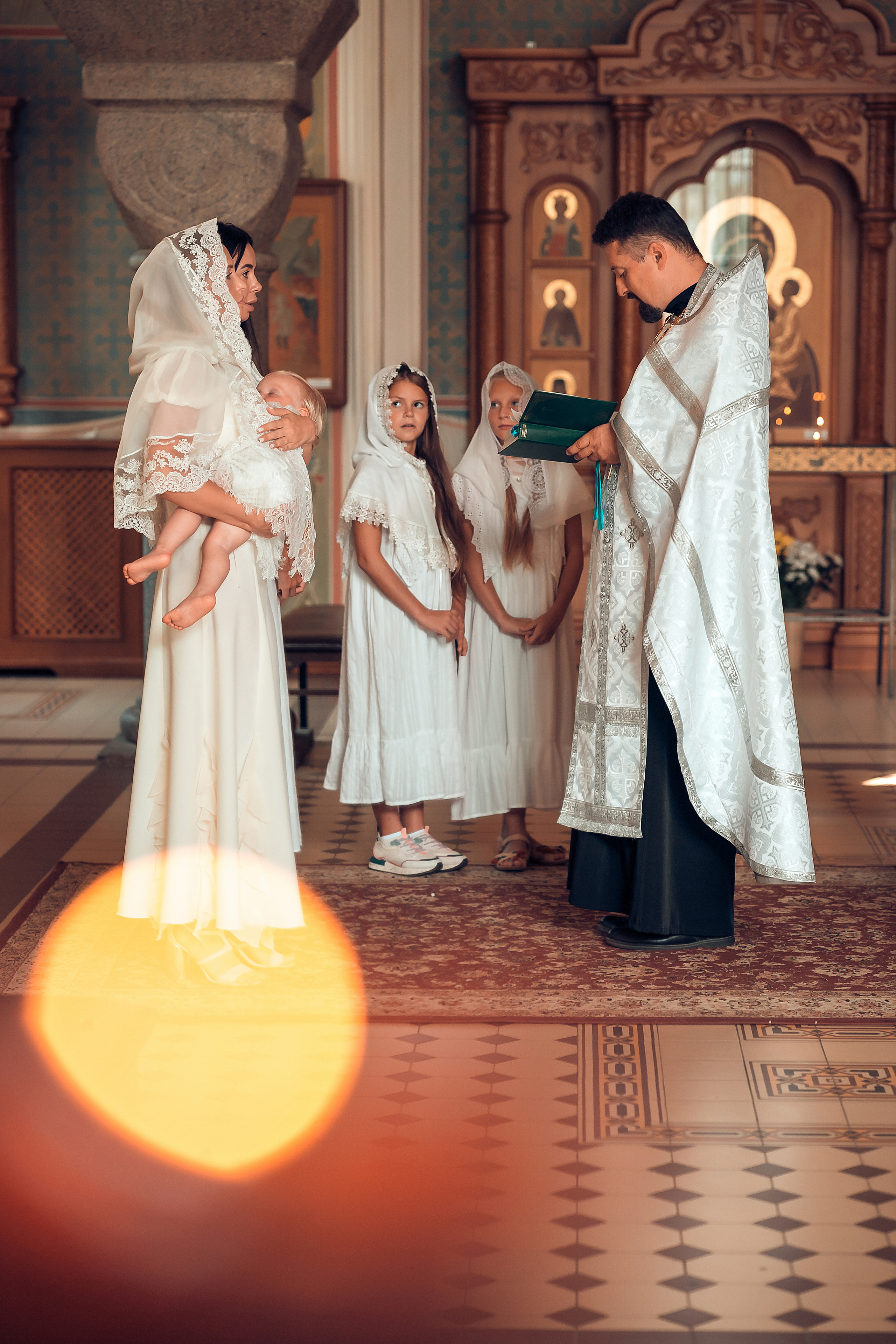 Таинство Крещения Стефании. Фотограф на Крещение и Венчание в Красноярске Рамазанова Юлия