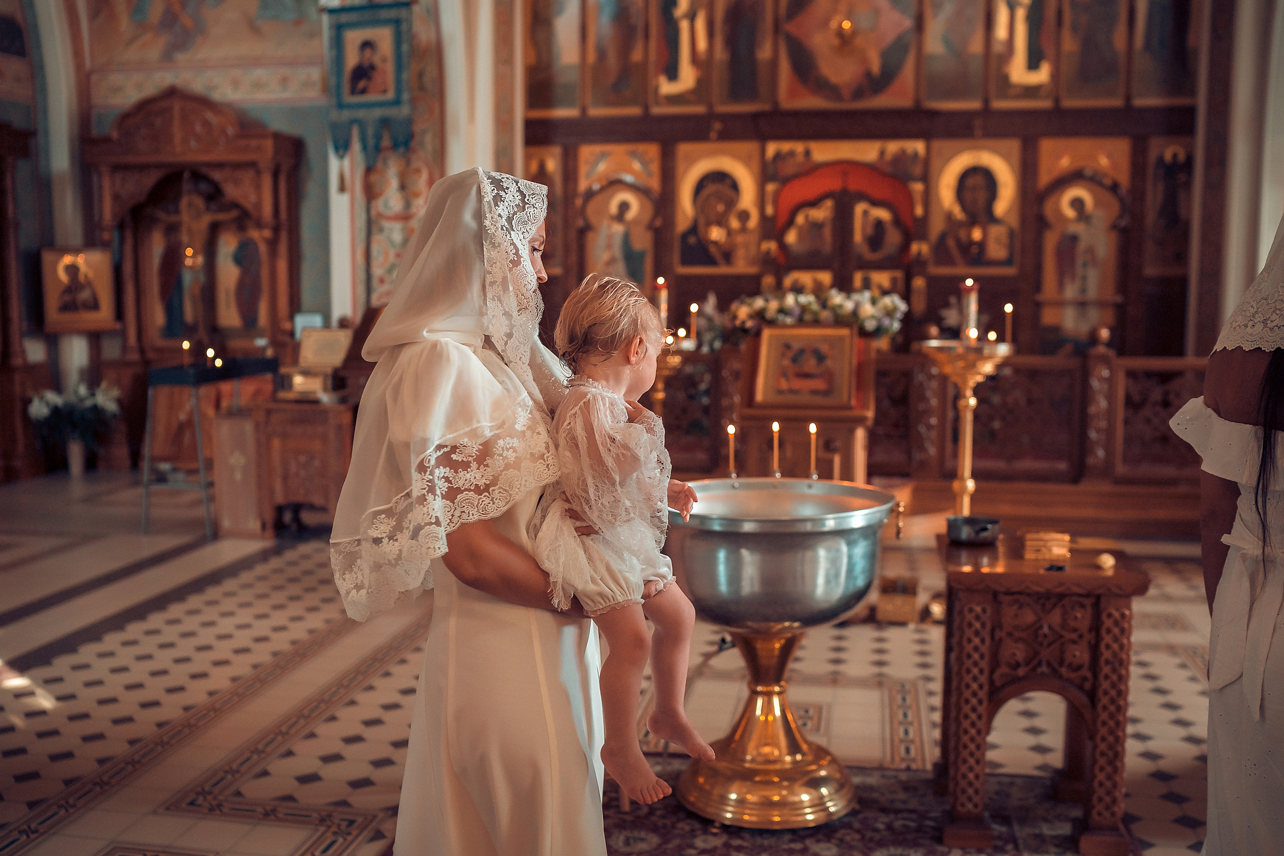 Таинство Крещения Стефании. Фотограф на Крещение и Венчание в Красноярске Рамазанова Юлия