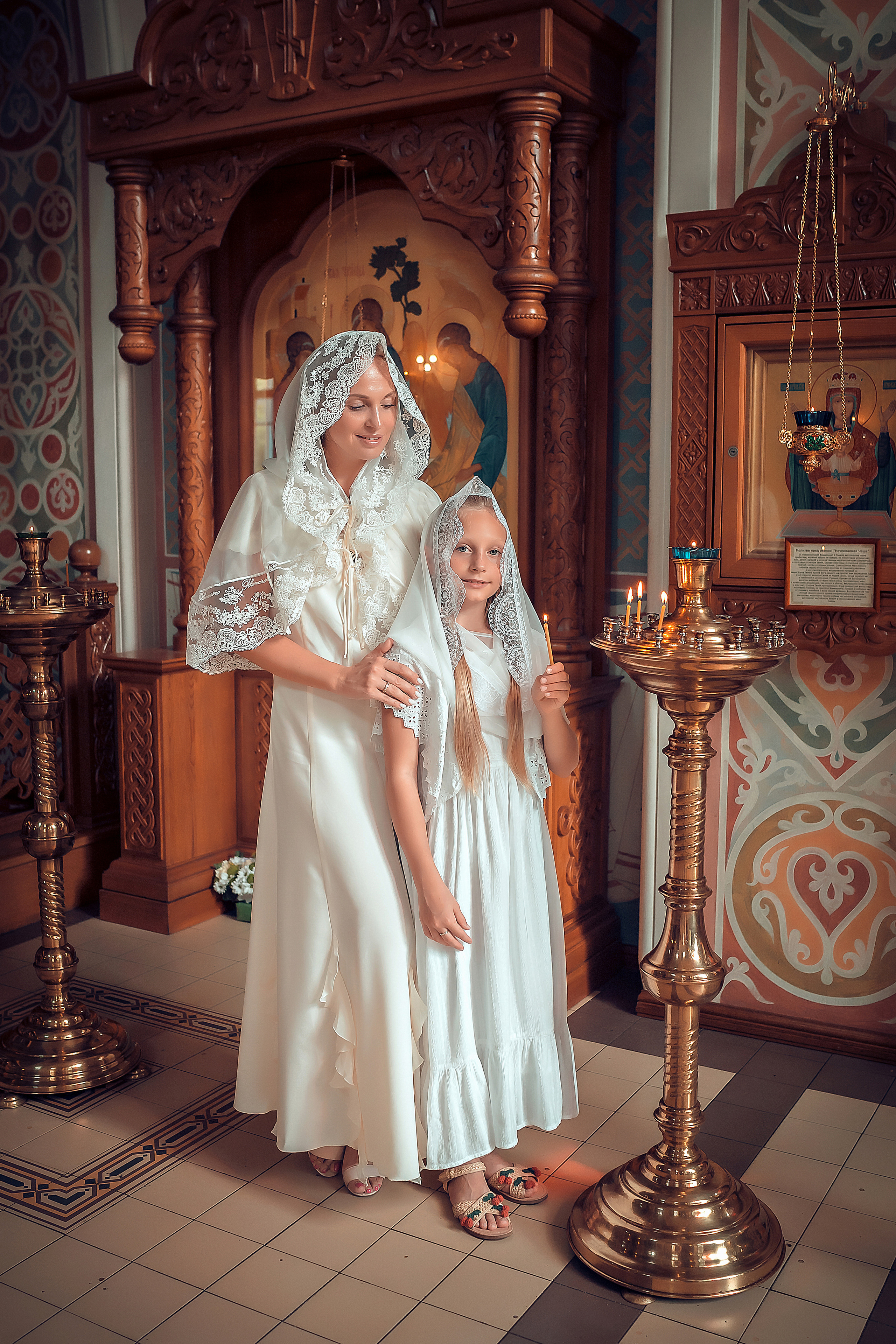 Таинство Крещения Стефании. Фотограф на Крещение и Венчание в Красноярске Рамазанова Юлия