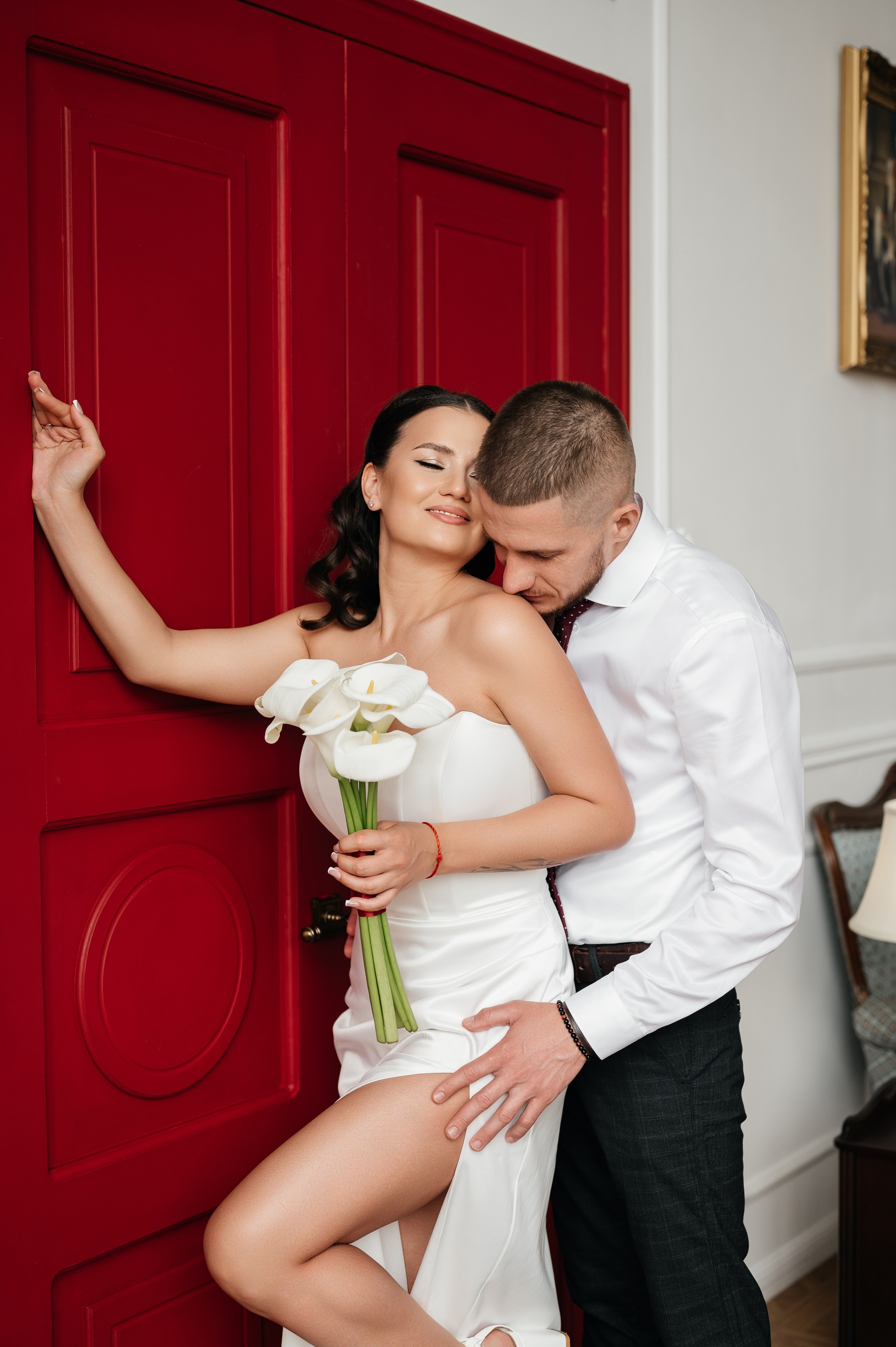 Свадебная фотосессия в студии. Свадебный и семейный фотограф в Краснодаре Алина Мельник