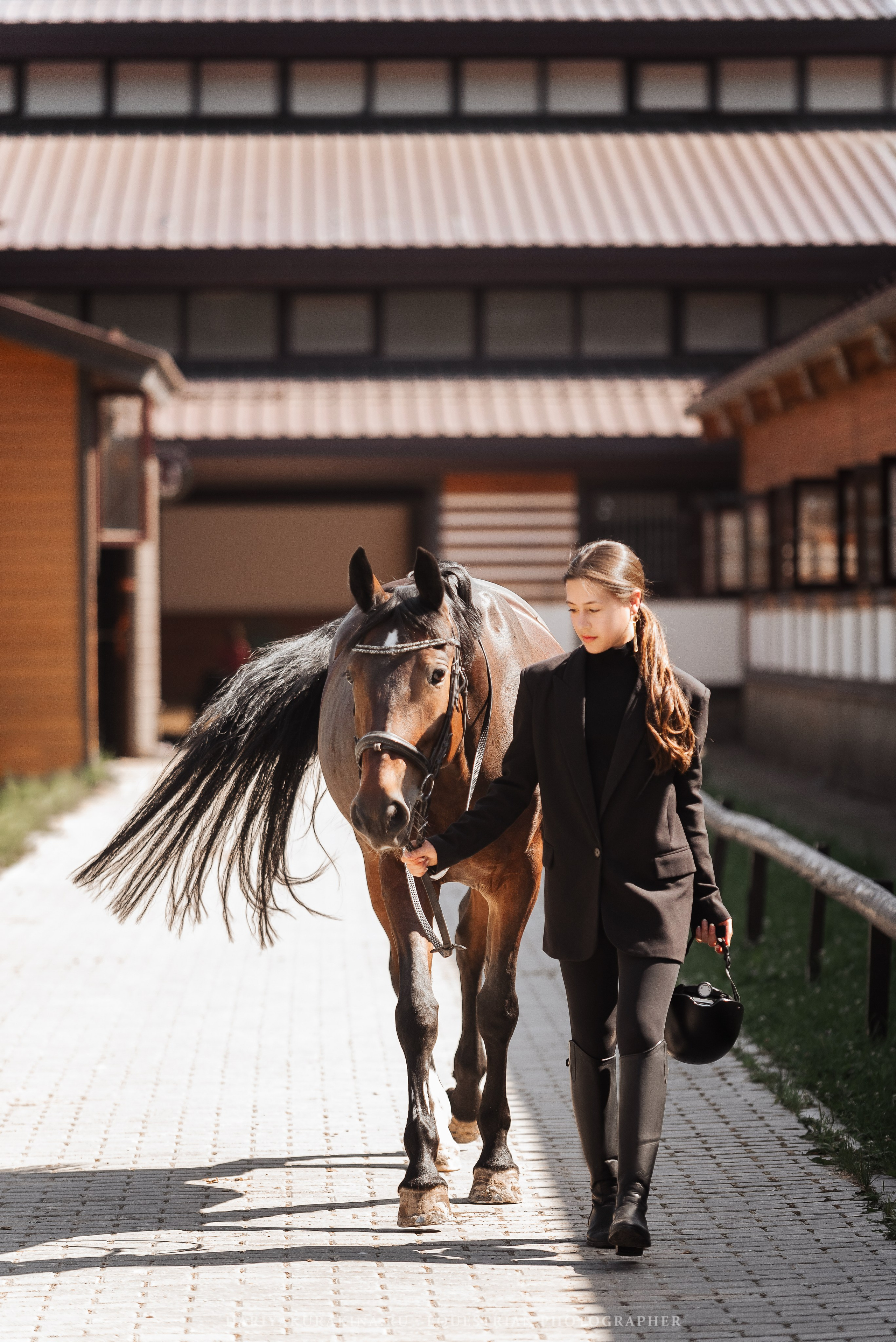 Полина и Заправа. Конный фотограф Куракина Дарья • Фотосессии с лошадьми