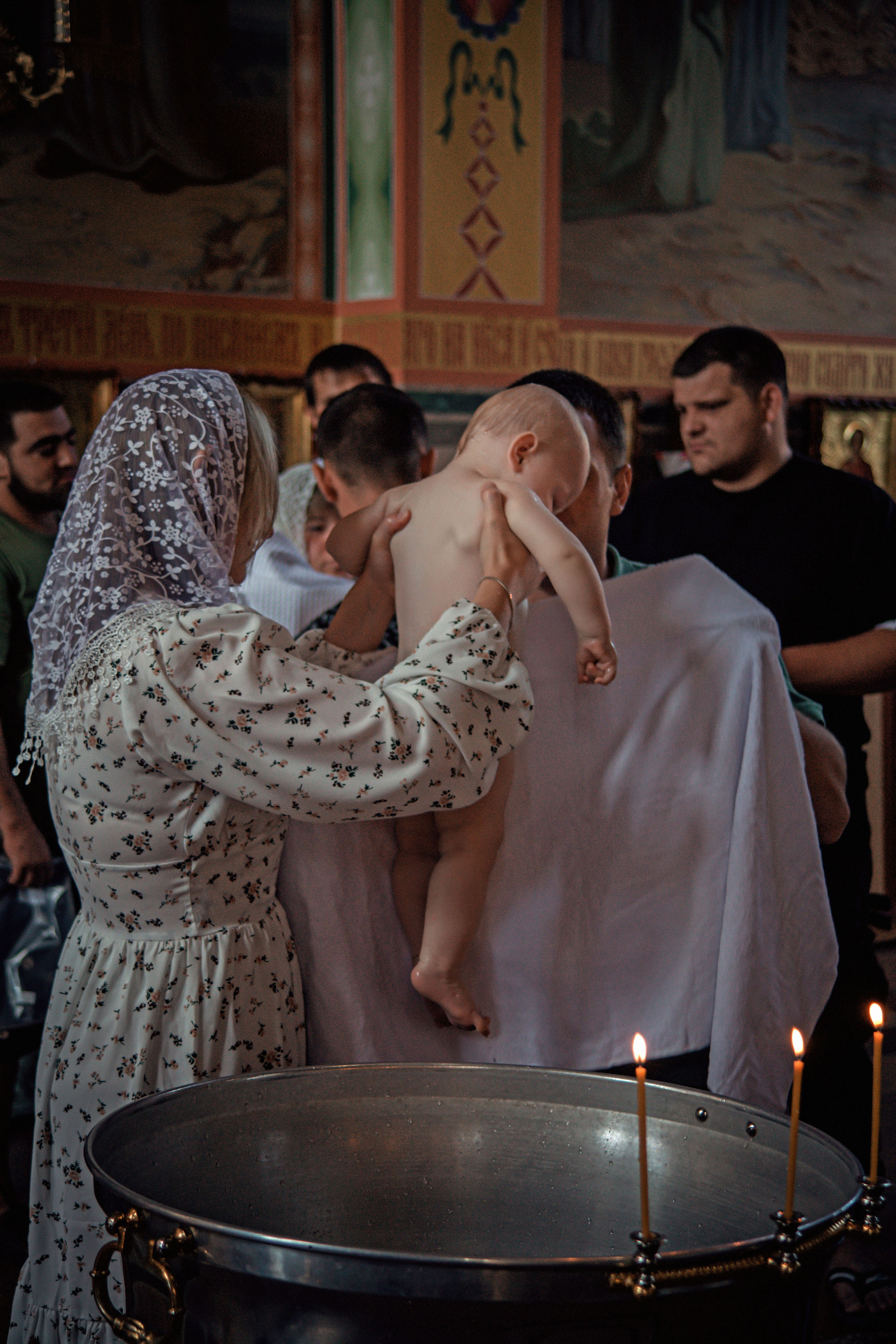 Общее крещение. Семейный и детский фотограф в Москве Ольга Кривенцова