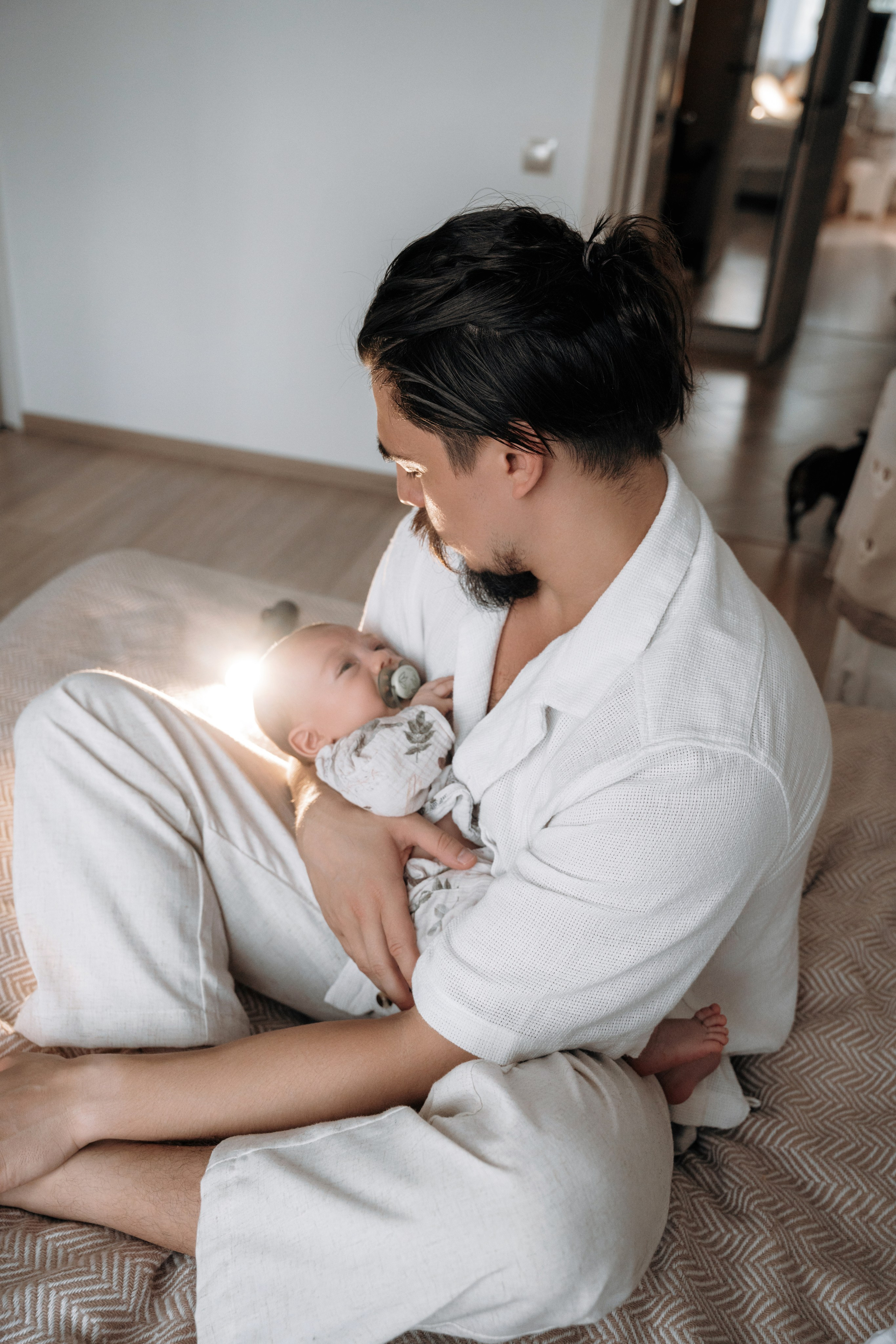 Малыш Марс дома с родителями. Семейный и свадебный фотограф в Ульяновске Арина Авдеева