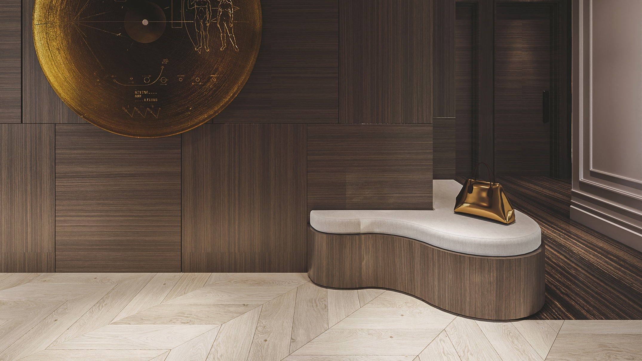 Cosmos Selection Arbat Apartments дизайн апартаментов. RED ROBOT DESIGN