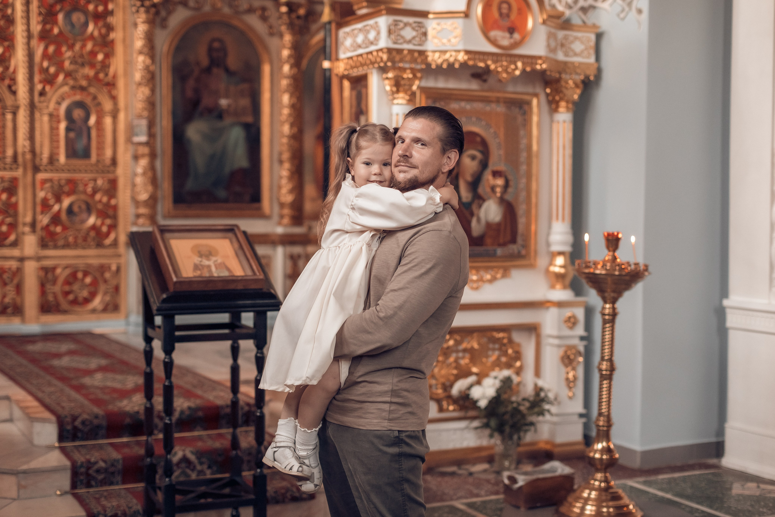 Таинство Крещения Ярославы. Храм Сошествия Святого Духа. Главная