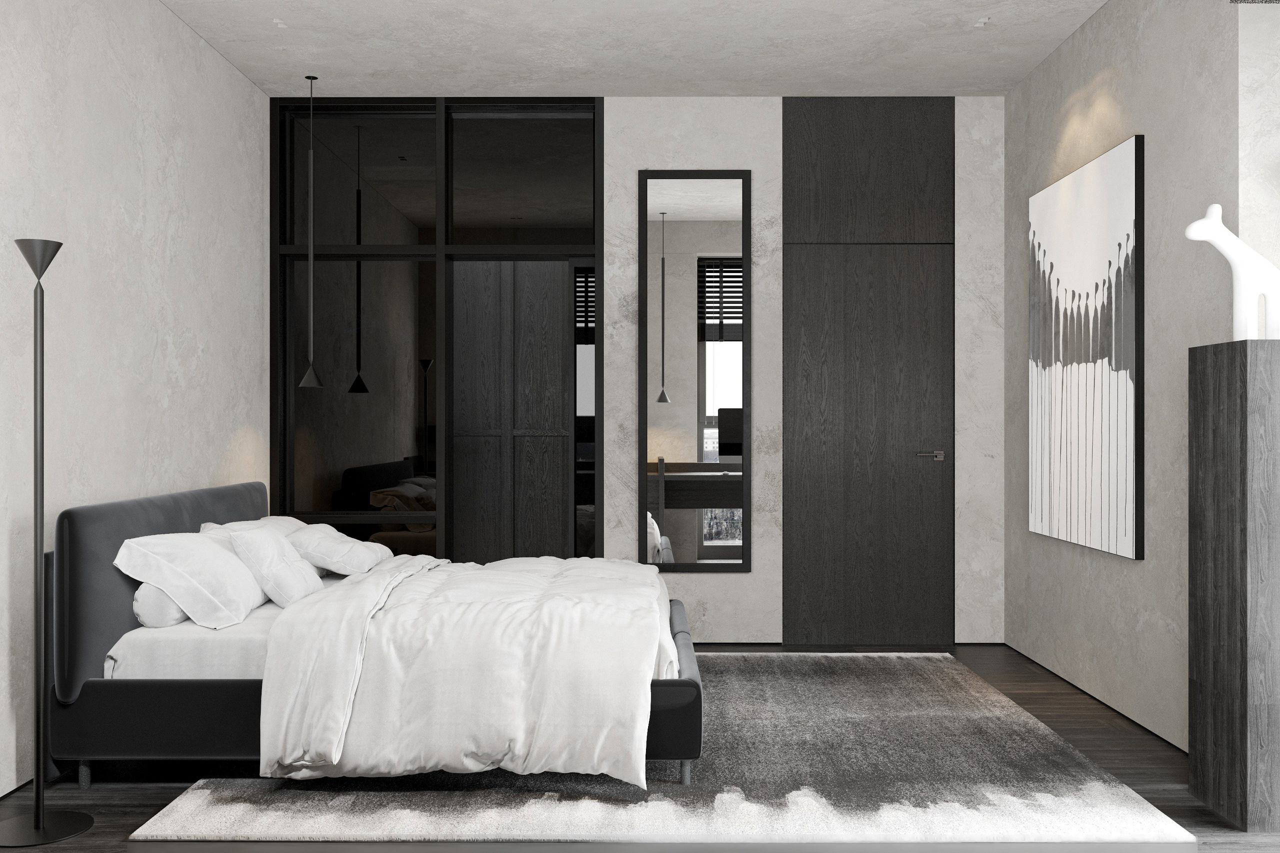 3д визуализации кв. 70 м² г.Москва. Ксения. 3D‑визуализатор