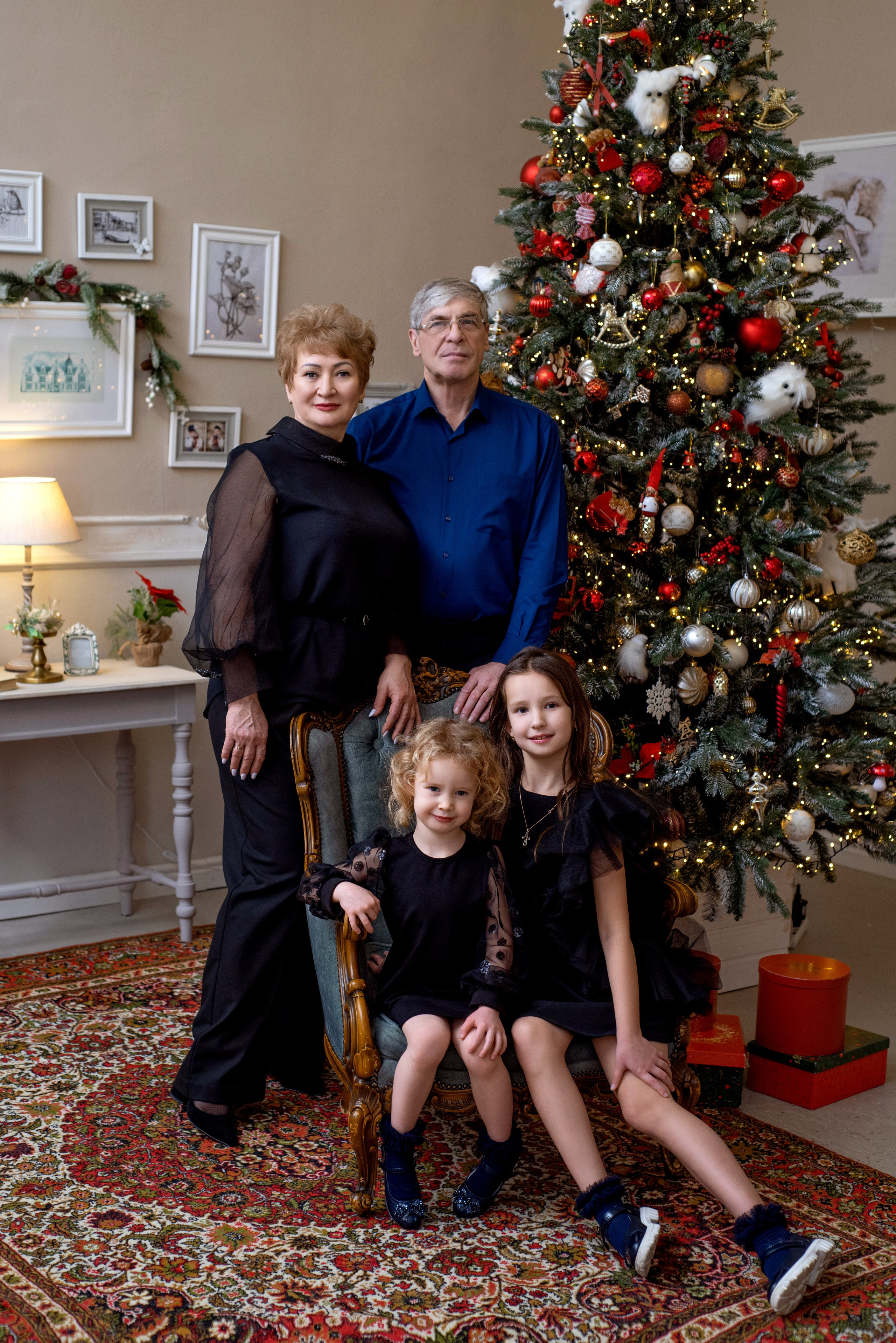 СВЕТЛАНА И АЛЕКСАНДР С ВНУЧКАМИ. Ольга Козлова фотограф Волгоград olkiny-fotki.ru