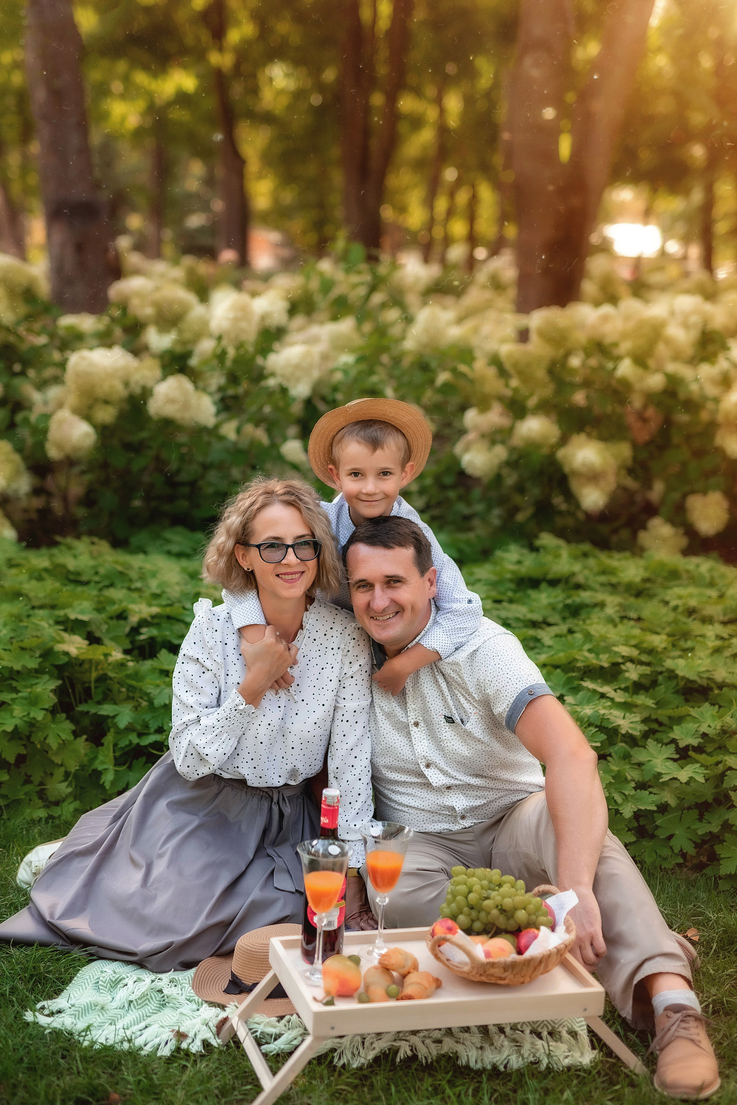 Семейная фотосессия в парке. Семейный, детский фотограф в Воронеже Анна Никитина