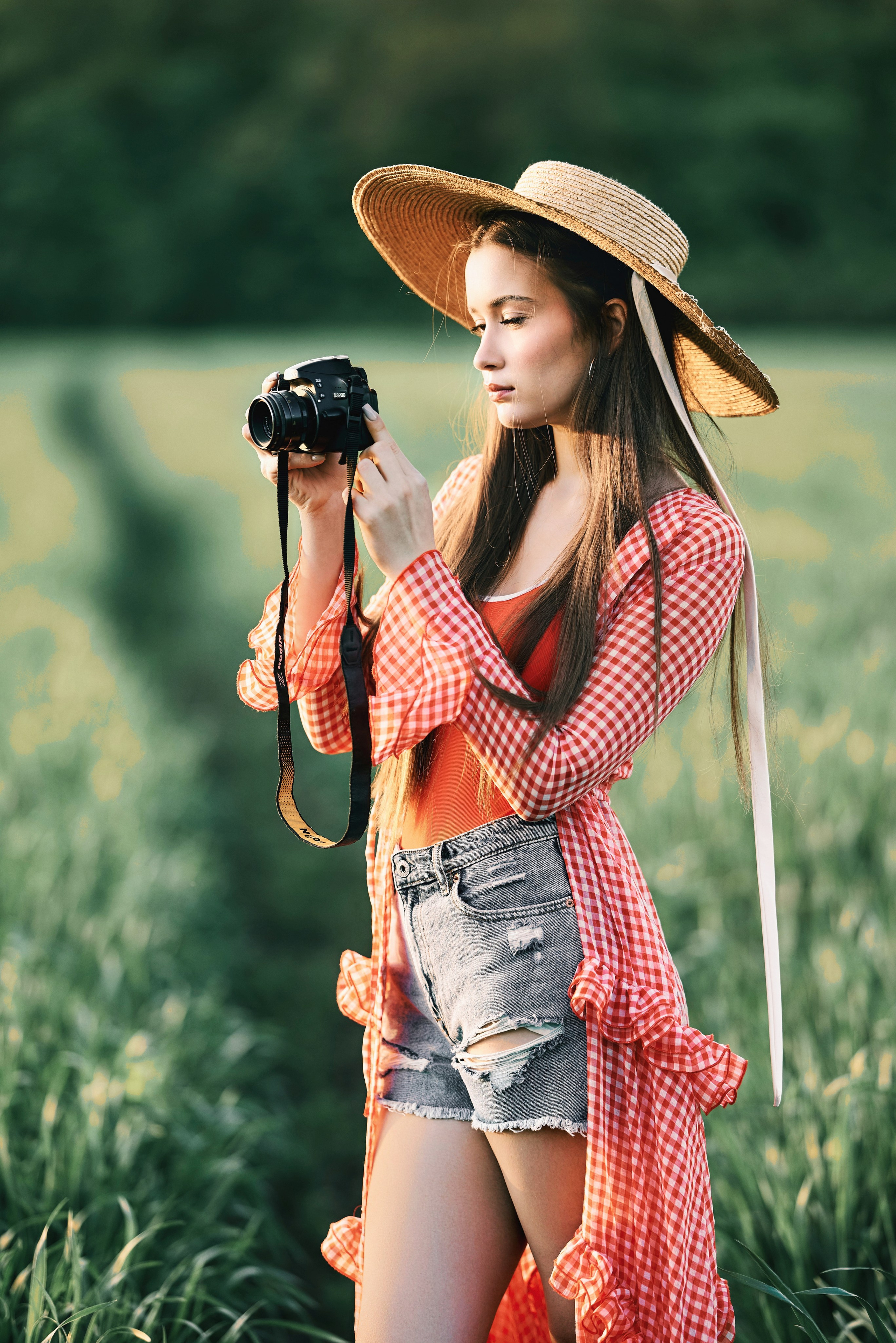 Анна и закат. Фотограф Денис Кривопусков