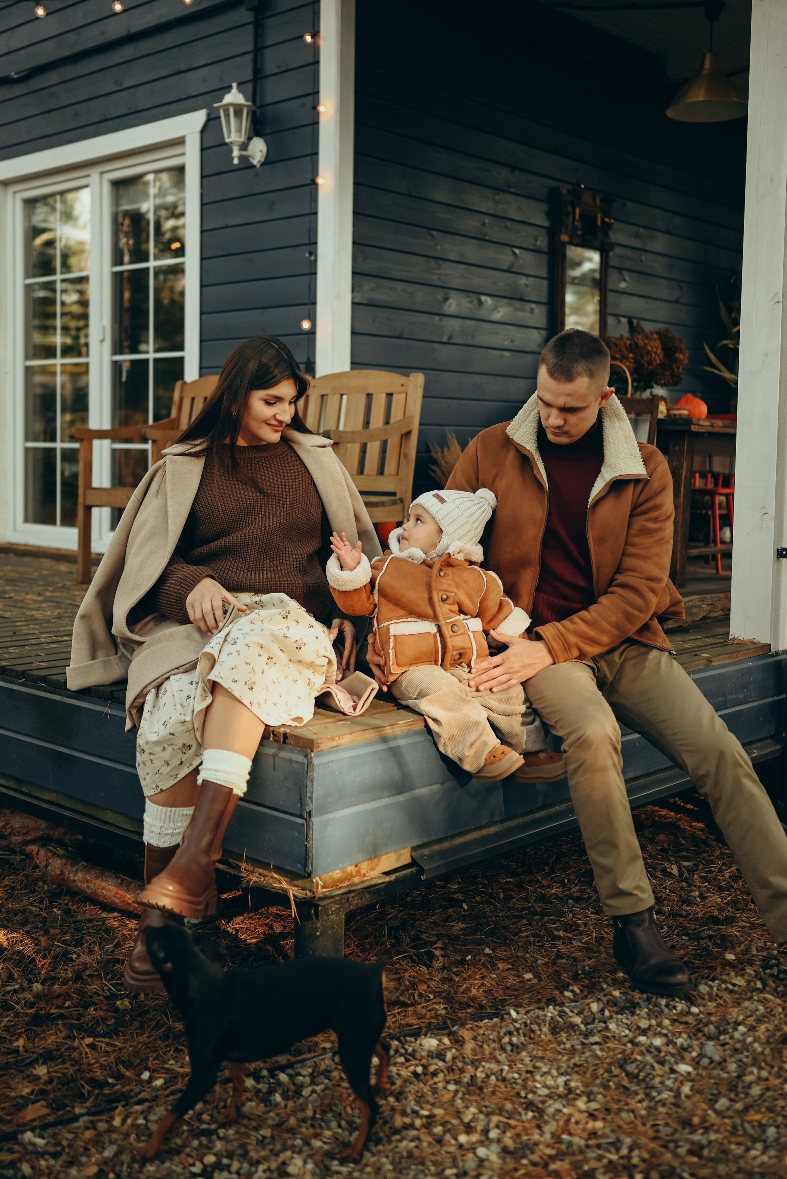 Дача осенью. Семейный фотограф в Москве Люберцах Ирина Вронская