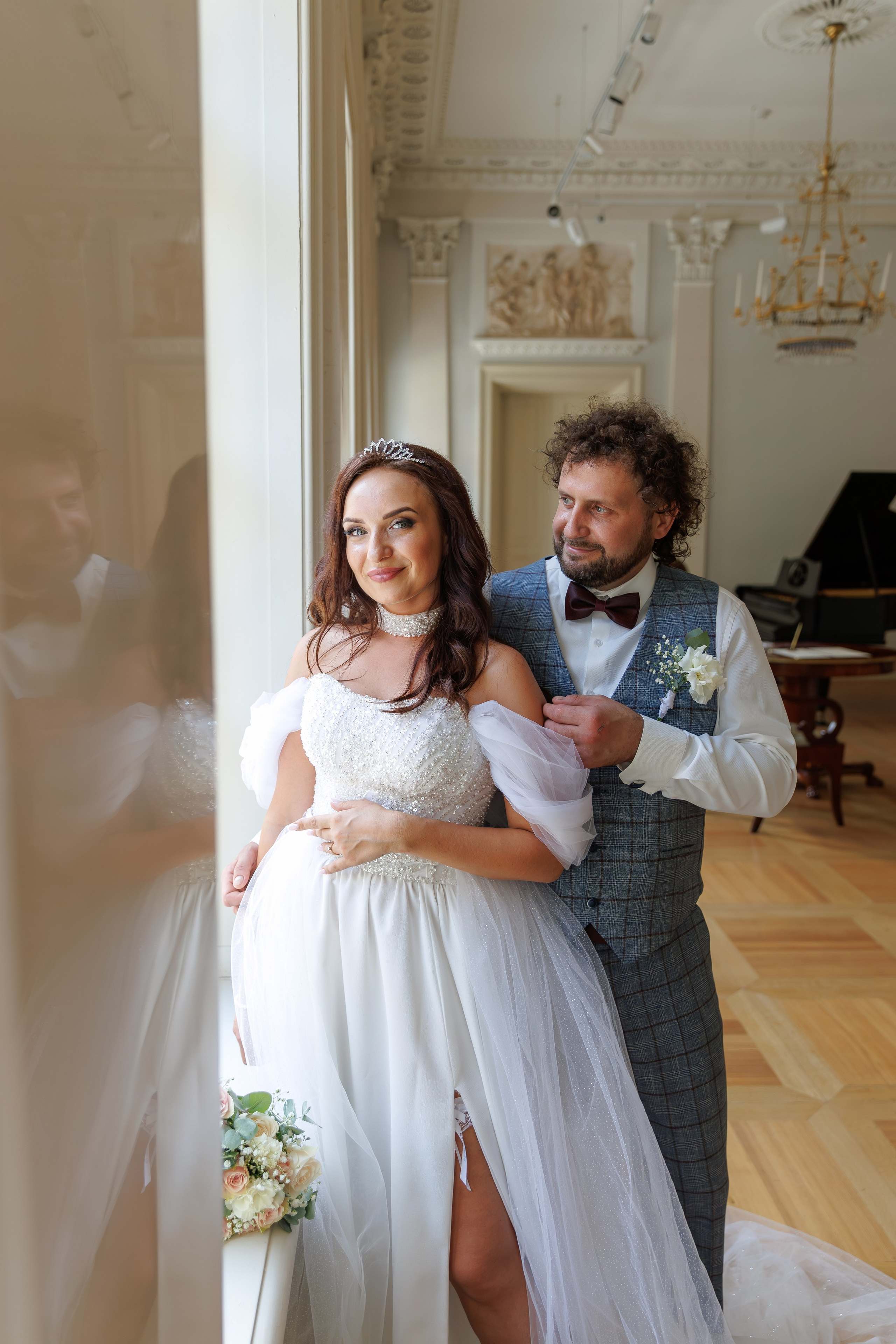 Регистрация брака в усадьбе Муравьевых-Апостолов. Свадебный фотограф Москва и МО Сергей Киржаев