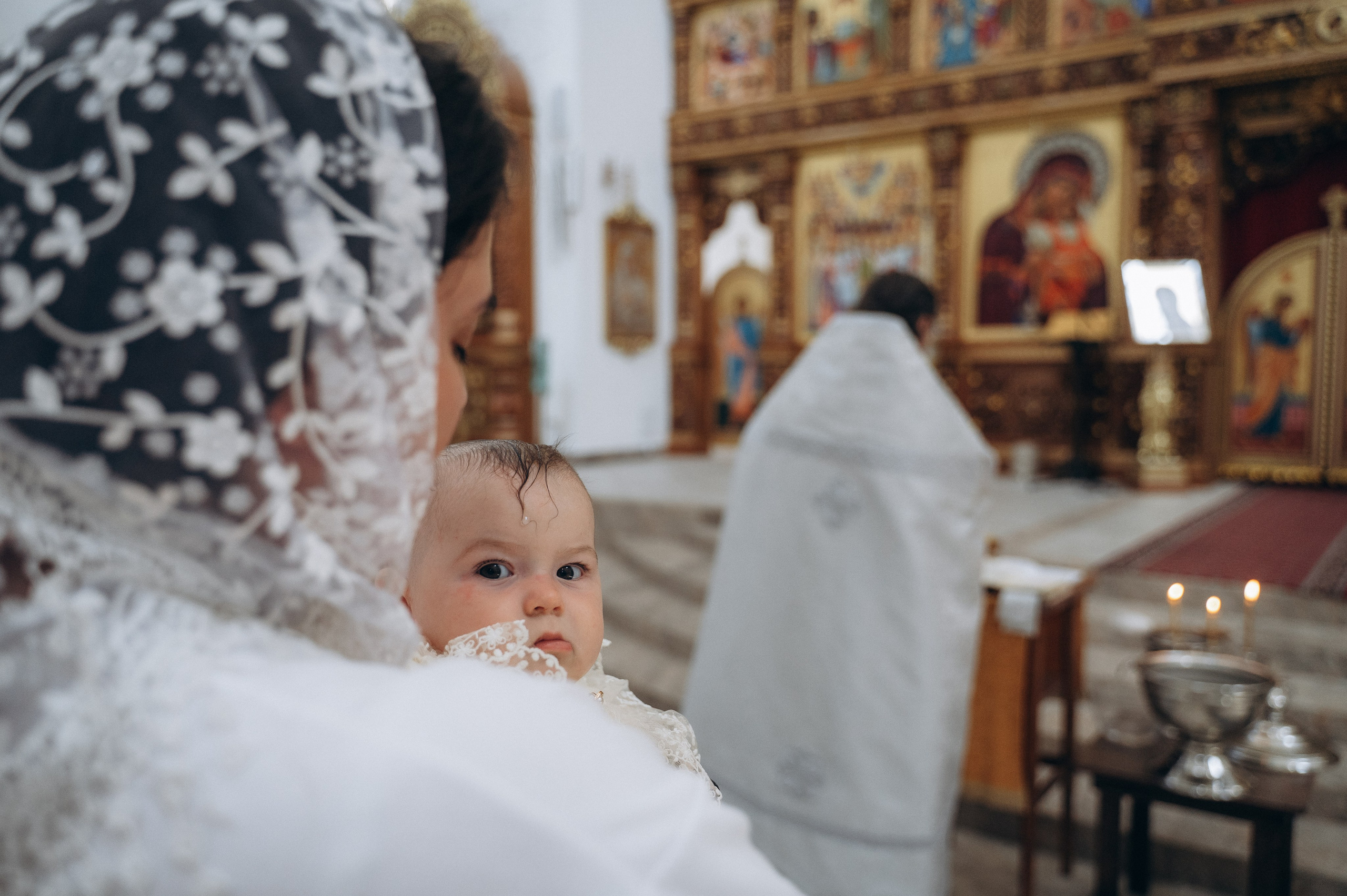 Крещение Верочки (Храм иконы Божией Матери «Всех скорбящих Радость). Семейный фотограф в Минске Дарья Дреко