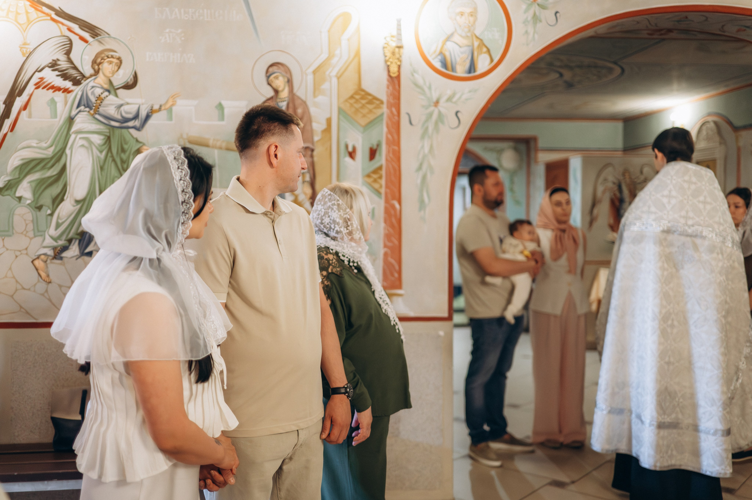 Крещение Марка (Храм Софии Слуцкой). Семейный фотограф в Минске Дарья Дреко