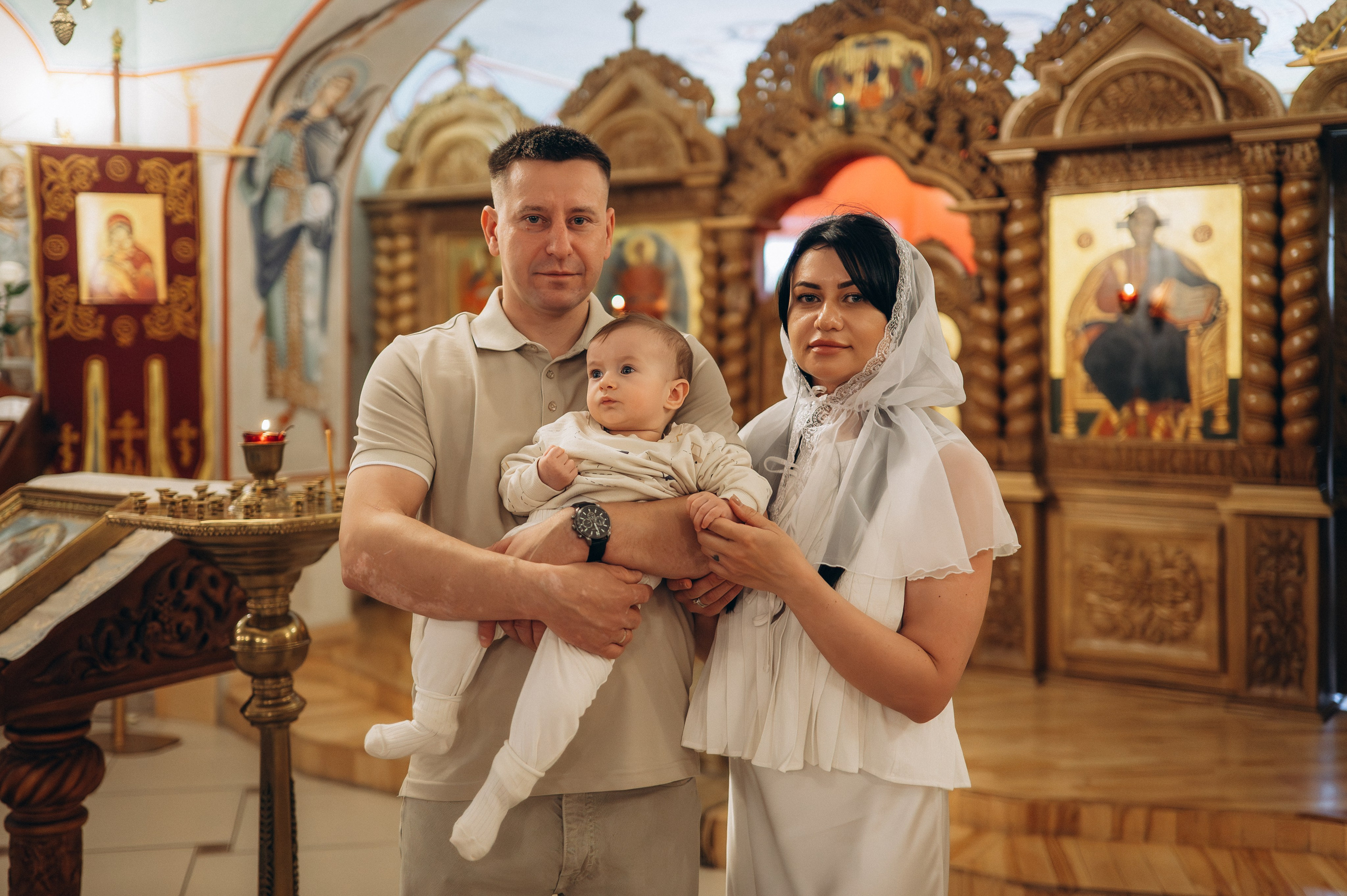 Крещение Марка (Храм Софии Слуцкой). Семейный фотограф в Минске Дарья Дреко