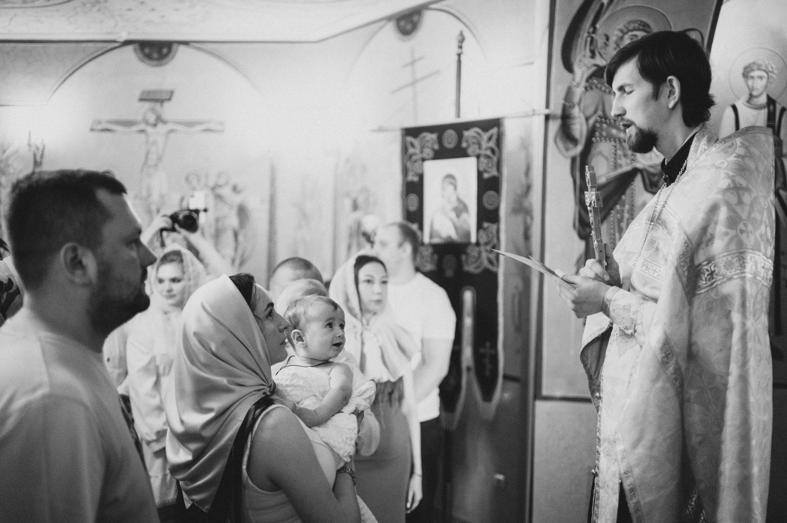Крещение Марка (Храм Софии Слуцкой). Семейный фотограф в Минске Дарья Дреко