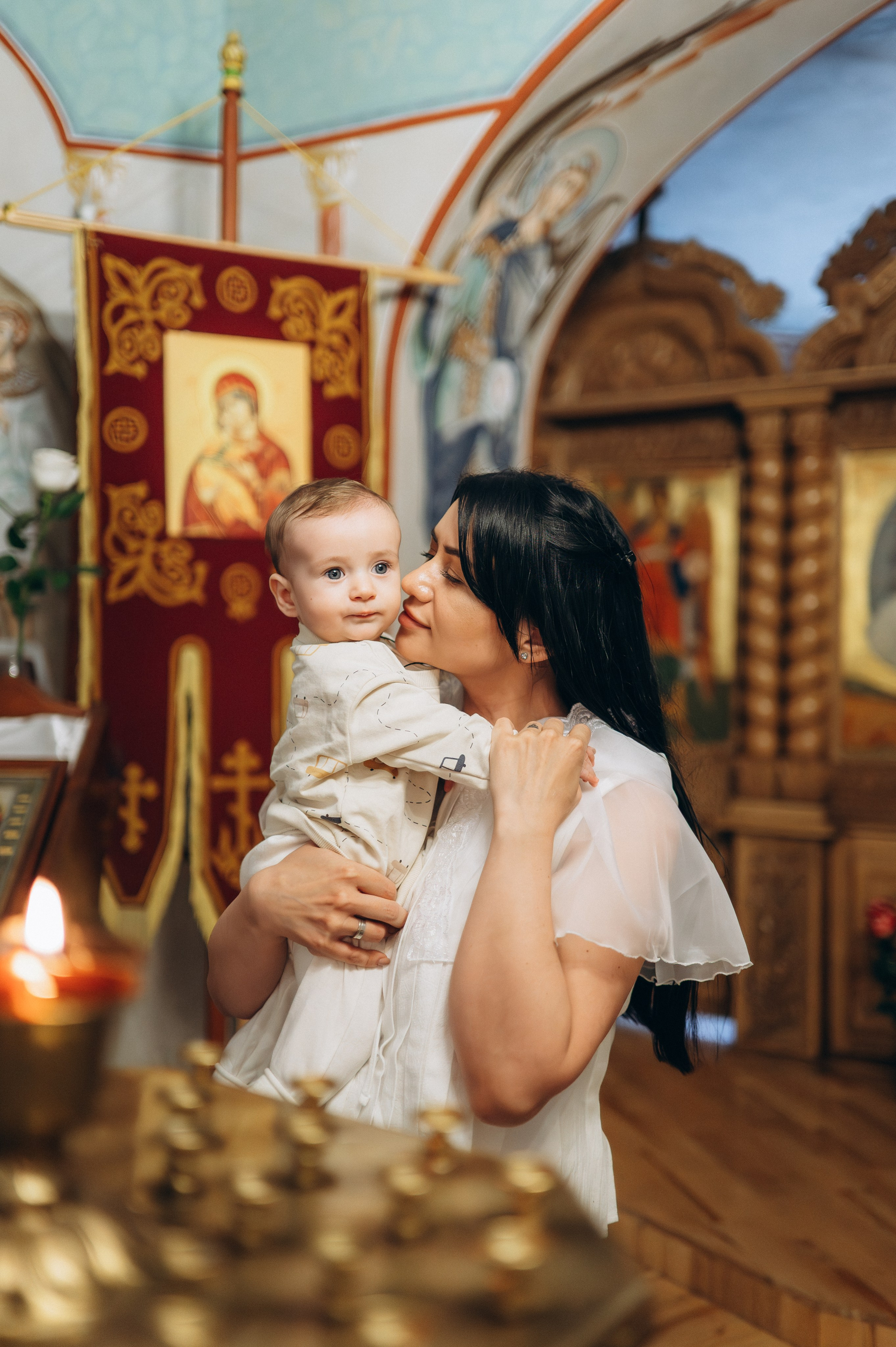 Крещение Марка (Храм Софии Слуцкой). Семейный фотограф в Минске Дарья Дреко