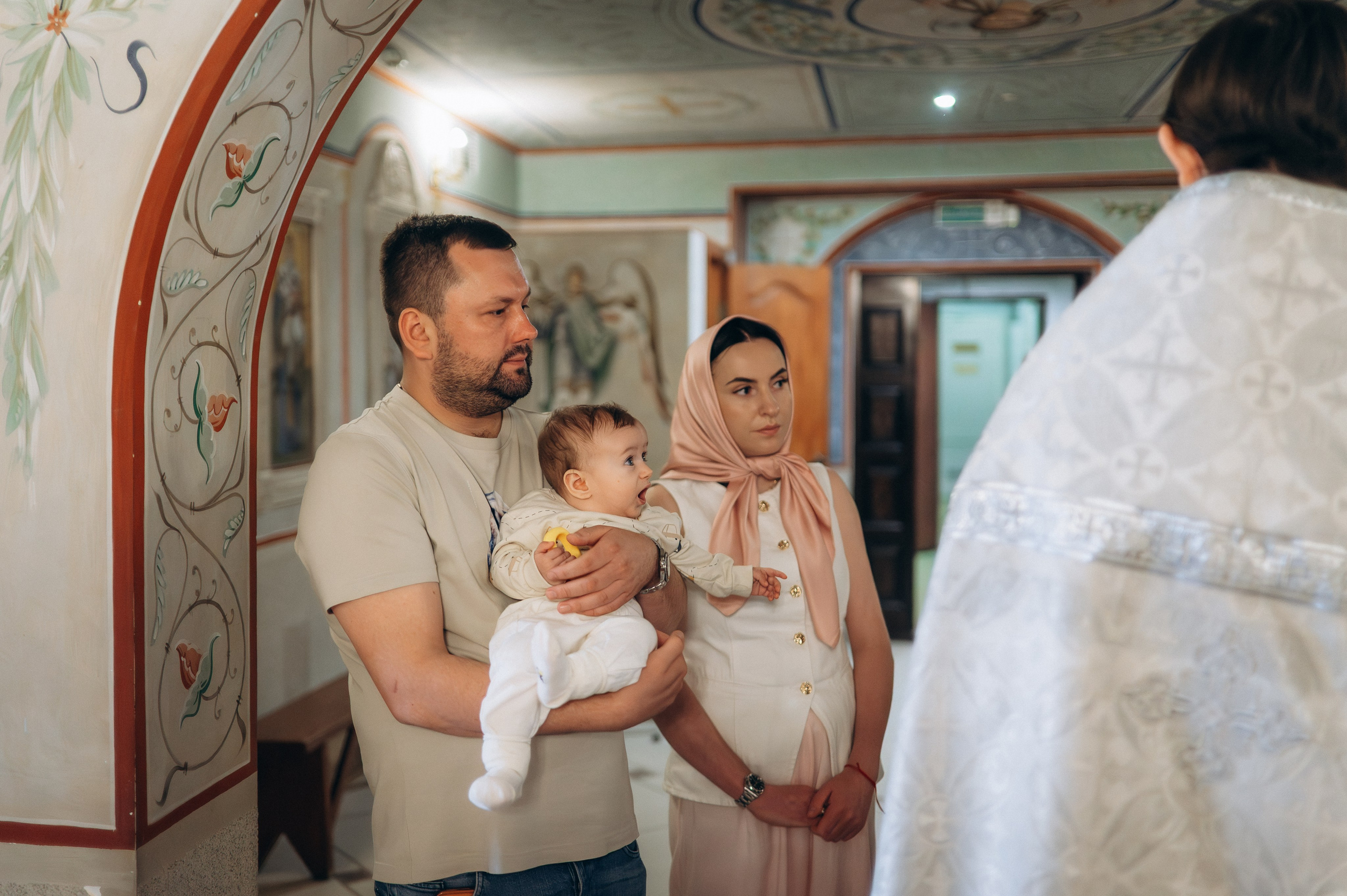 Крещение Марка (Храм Софии Слуцкой). Семейный фотограф в Минске Дарья Дреко